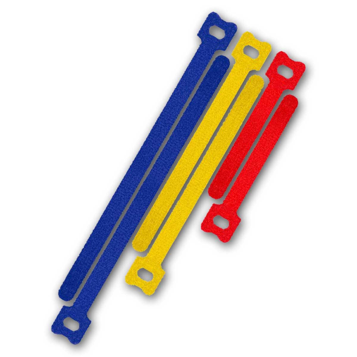 Goobay Klettband Kabelmanagement Klettverschluss Schlaufe, 6er Set