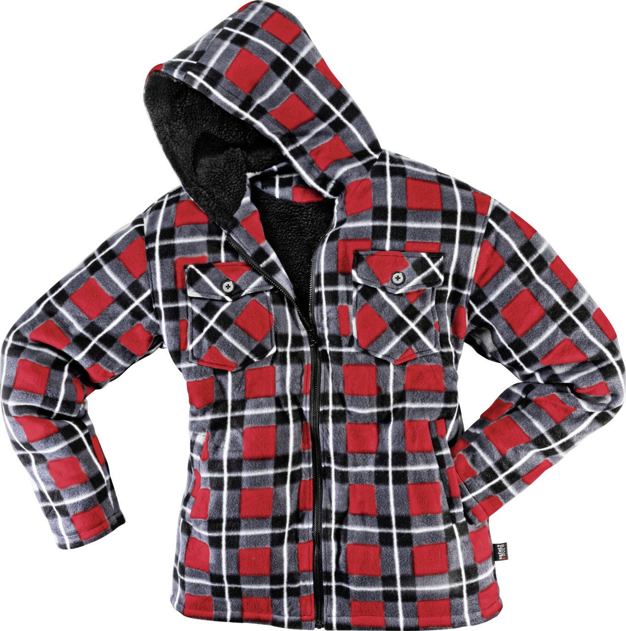 Willax Arbeitsjacke safety&more Thermojacke Galaxy rot-schwarz