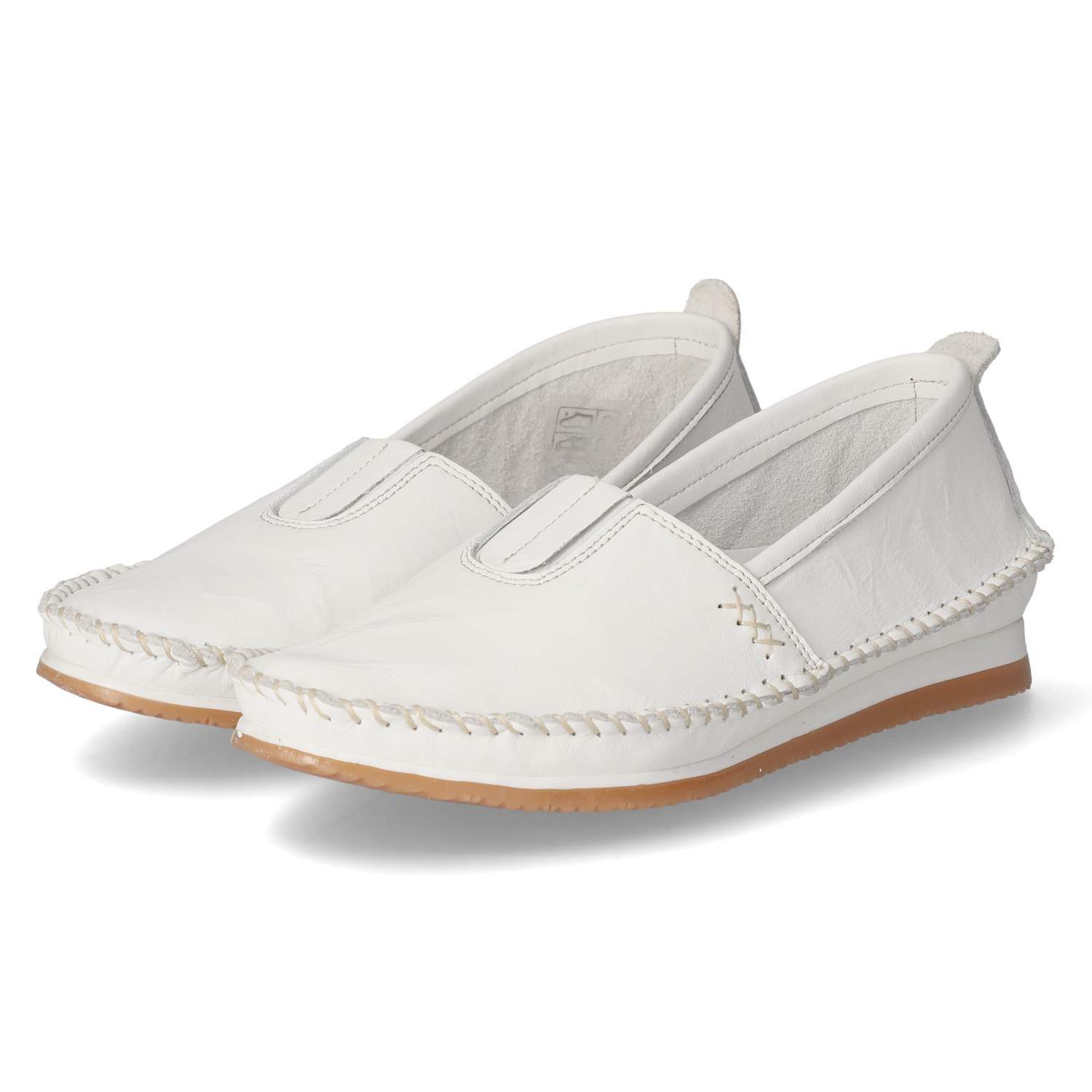 Andrea Conti Andrea Conti 1887801-001 Damen Glattleder weiß Slipper