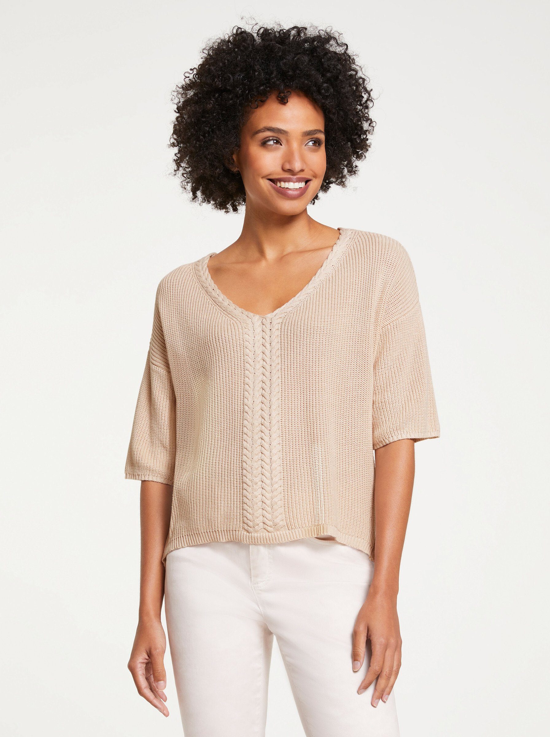 heine Strickpullover Kurzarmpullover . günstig online kaufen