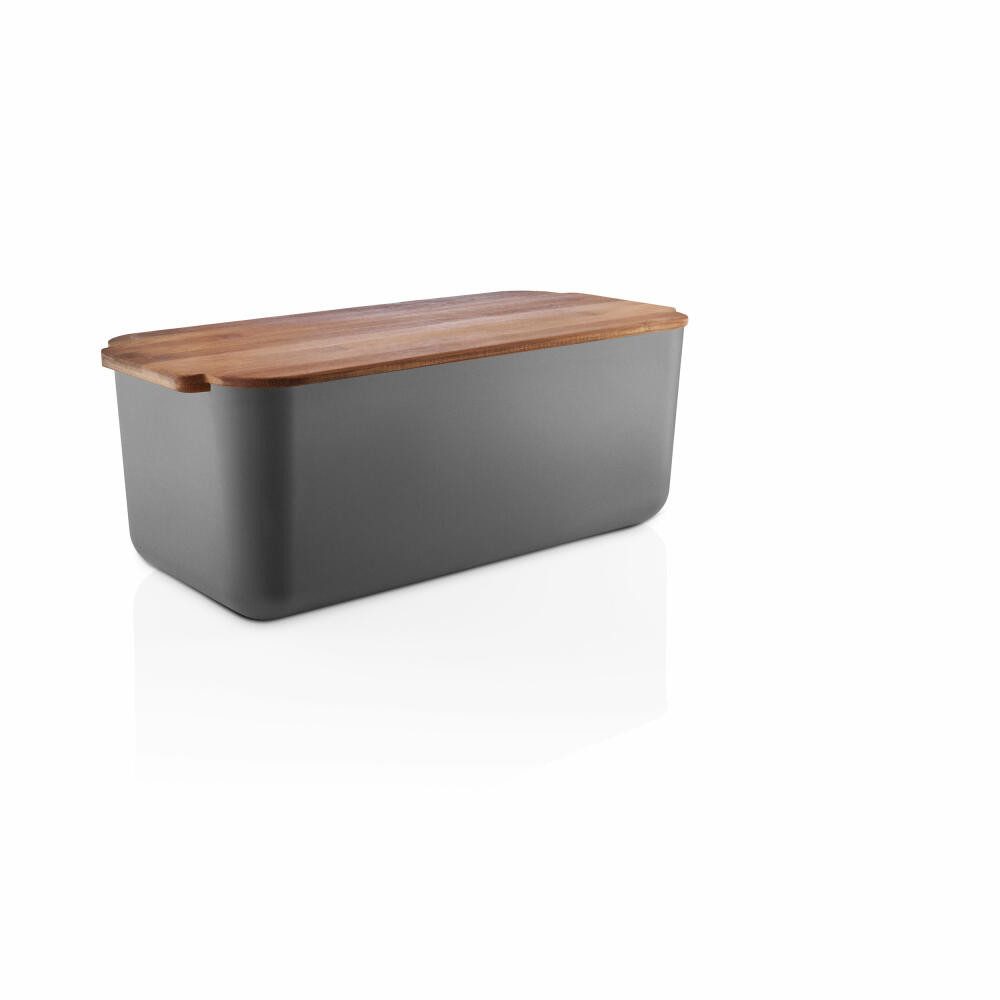Eva Solo Brotkasten Elephant Grey, karbonisierter Bambus, Kunststoff