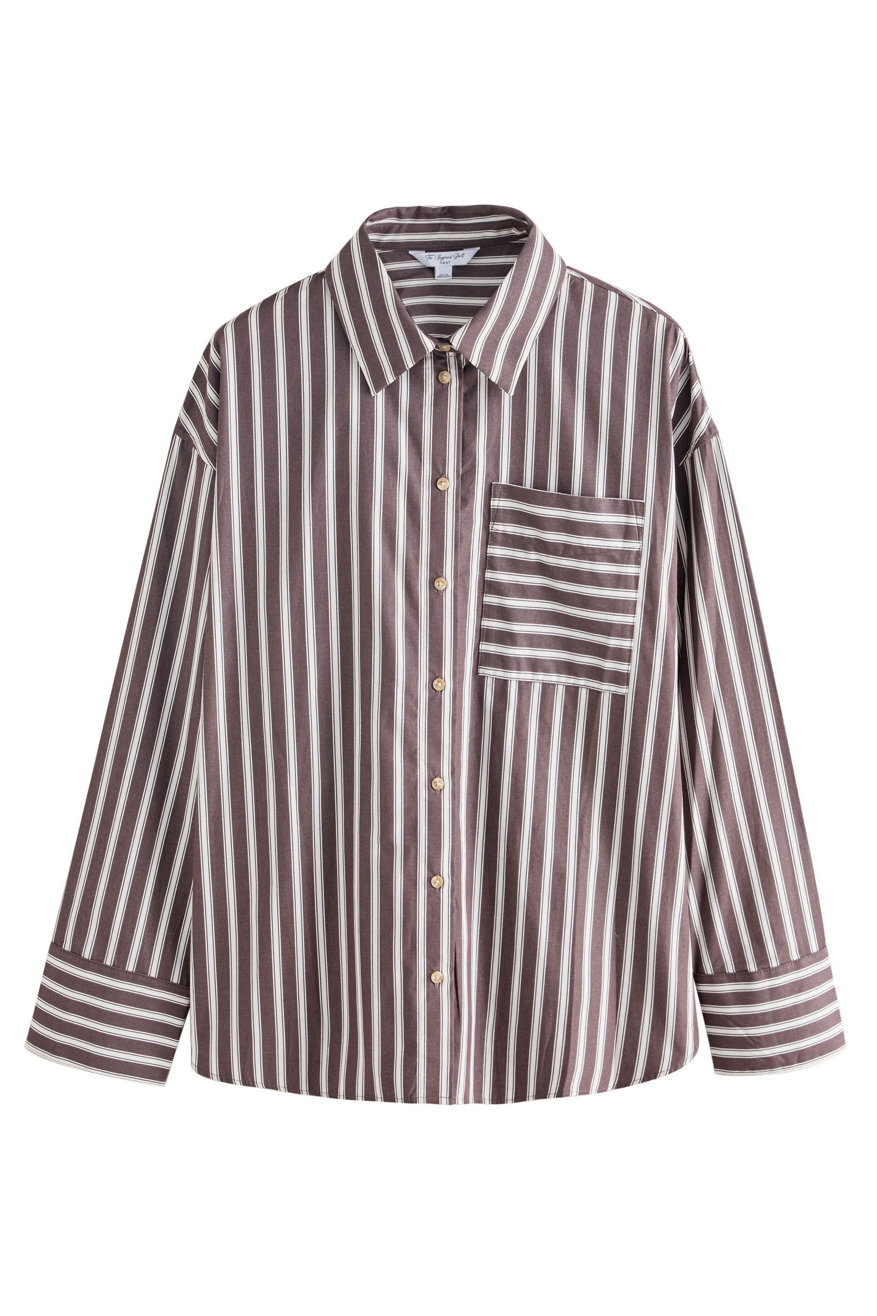 Next Langarmhemd Oversized Langärmeliges Boyfriend-Hemd (1-tlg) günstig online kaufen