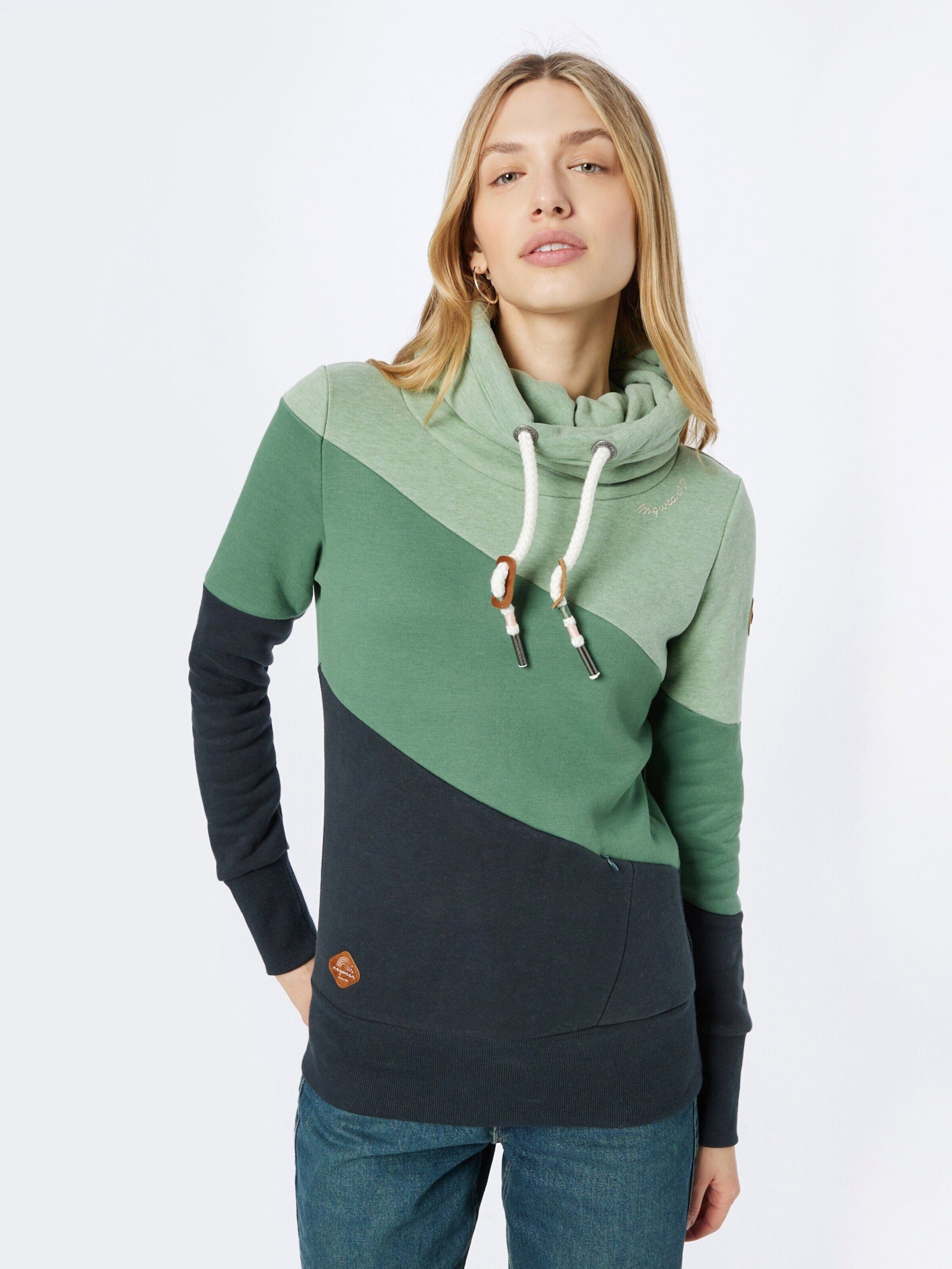 Sweatshirt RUMIKA Ragwear Details Green (1-tlg) Plain/ohne