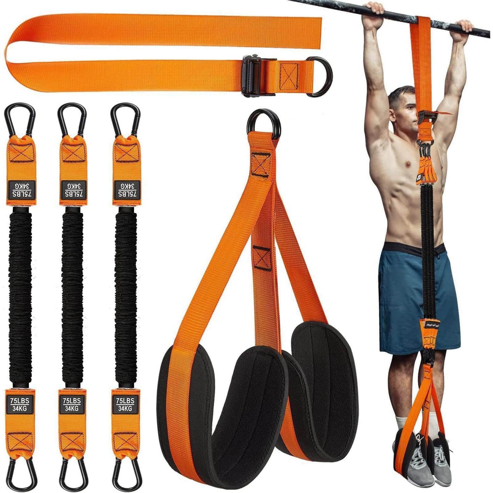 BlingBin Trainingsbänder Klimmzugband, Verstellbar widerstandsbänder Pull Up Klimmzughilfe, Innovative Klimmzug Bänder Krafttraining und Home Gym-Pull up Band