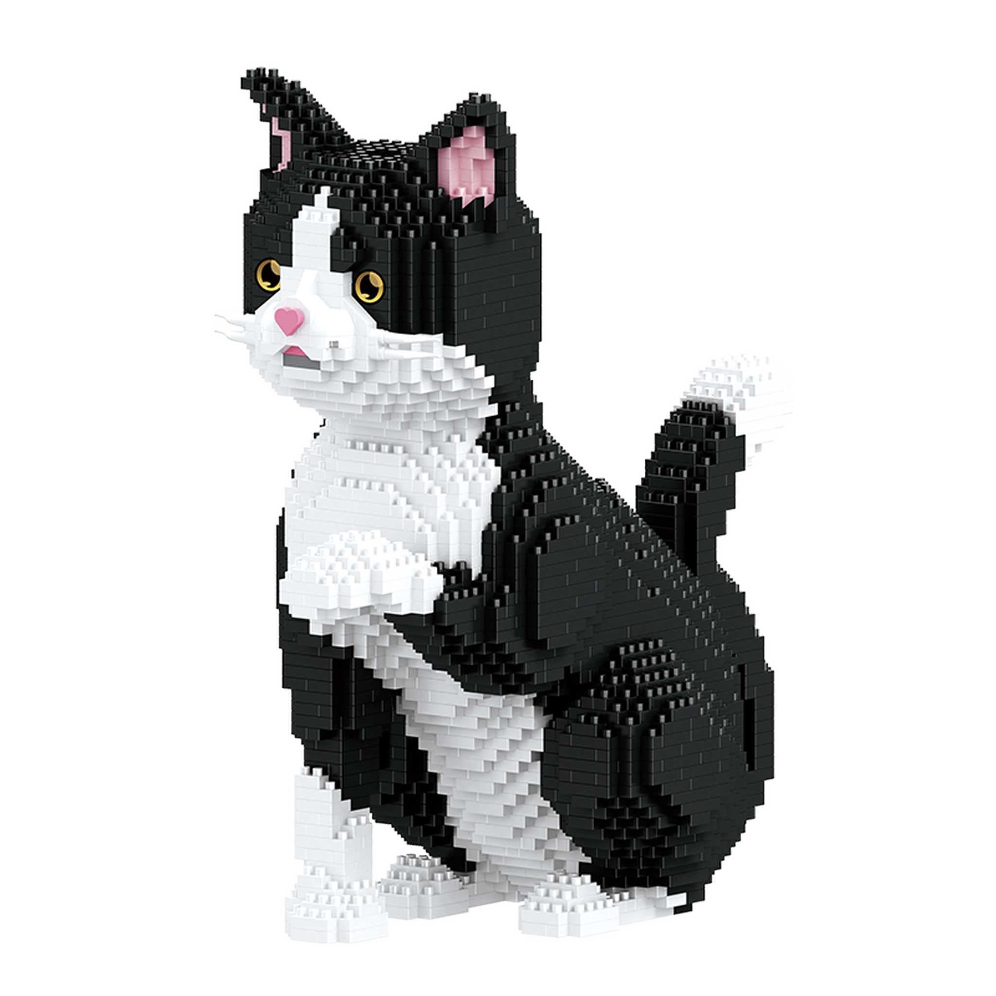 Balody B-16646 - 2in1 Schwarz-Weiße Katze (Balody) Spielbausteine – Bild 3 von 5