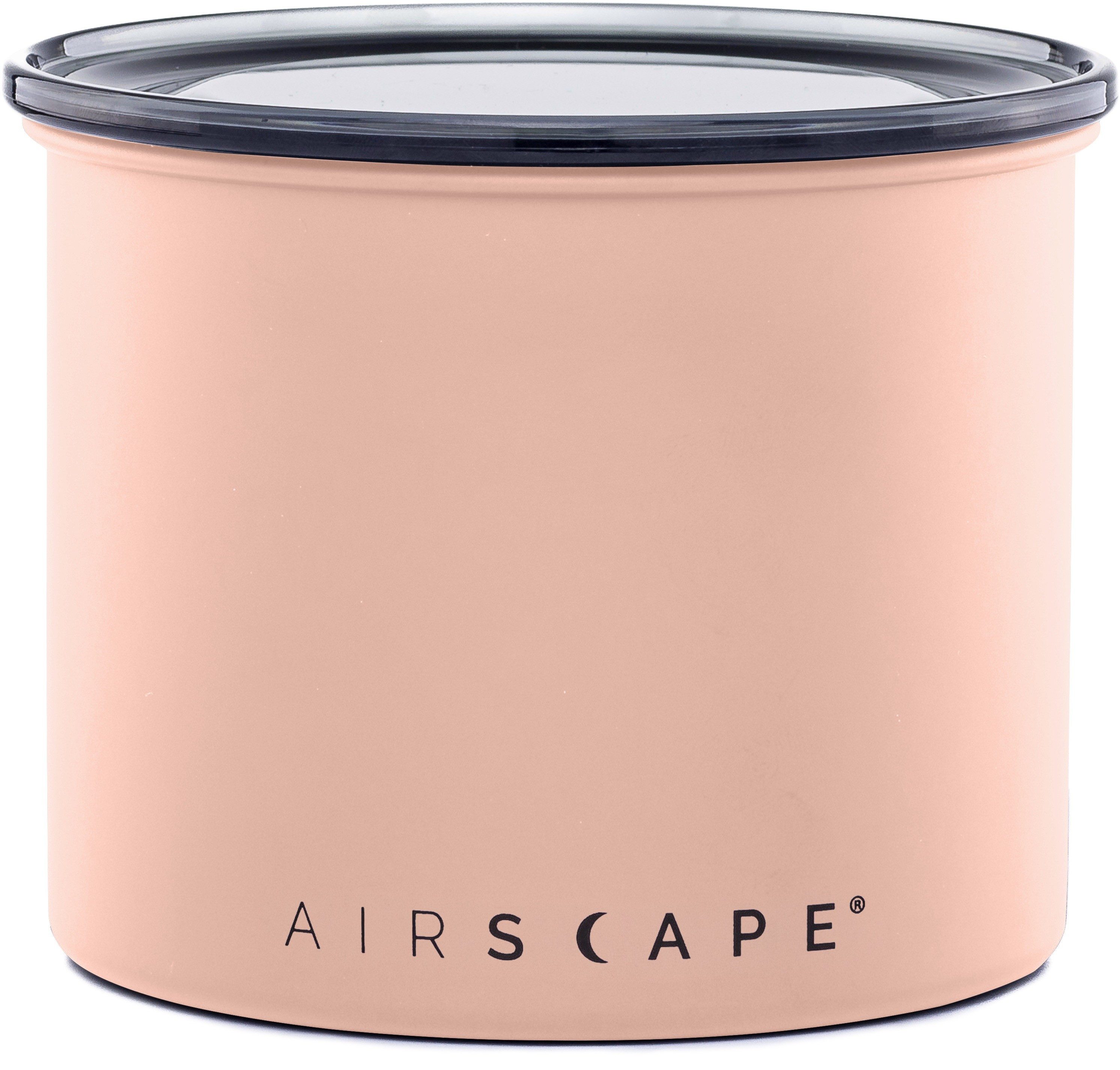 AIRSCAPE Aufbewahrungsbox Airscape Edelstahl Kaffeedose Vorratsdose luftdicht 946ml altrosa