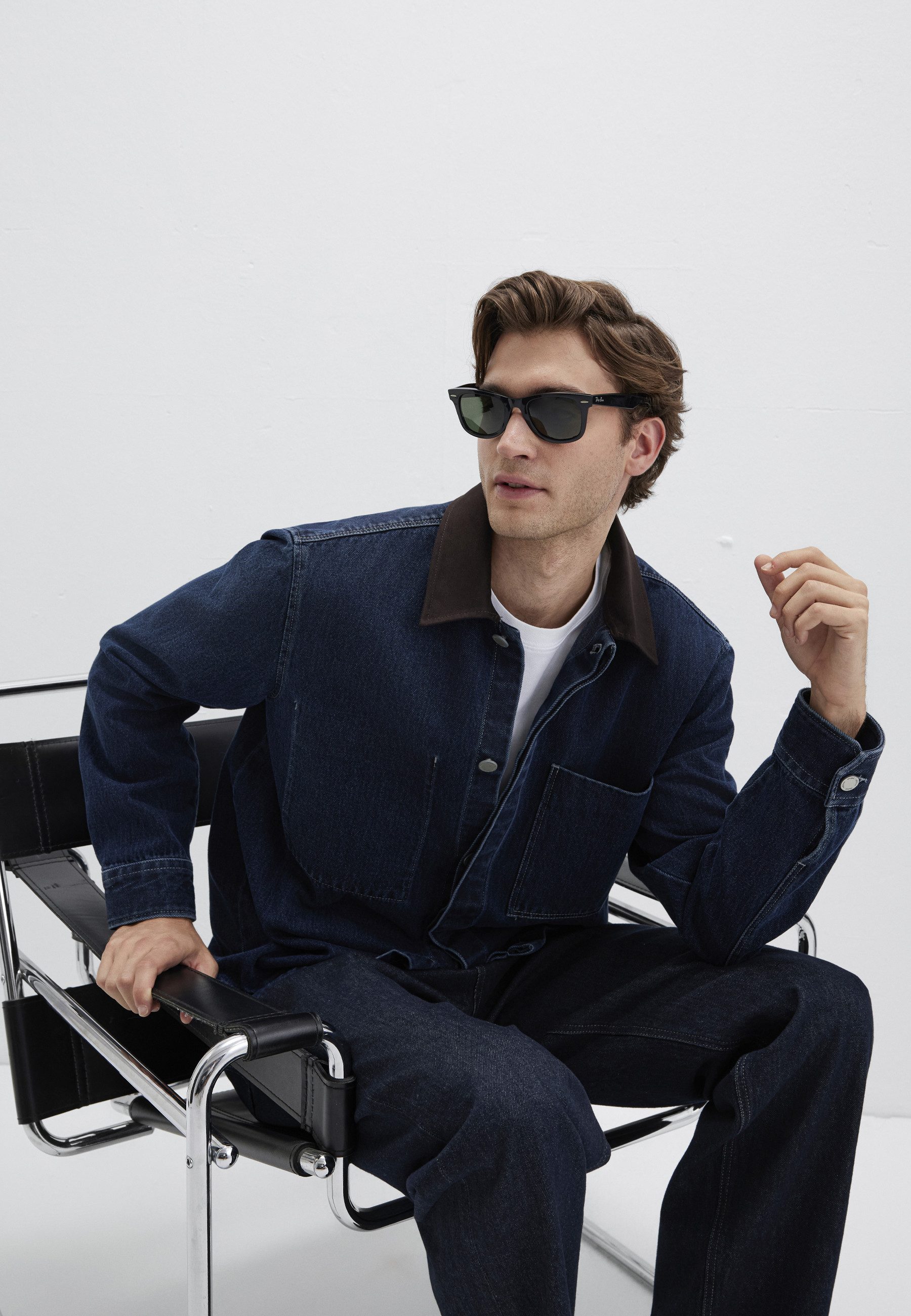 Mavi Langarmhemd POCKET SHIRT Premium Jeanshemd