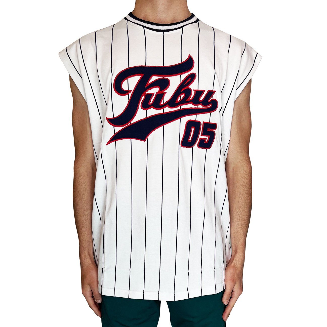 Fubu Tanktop Varsity Pinstripe