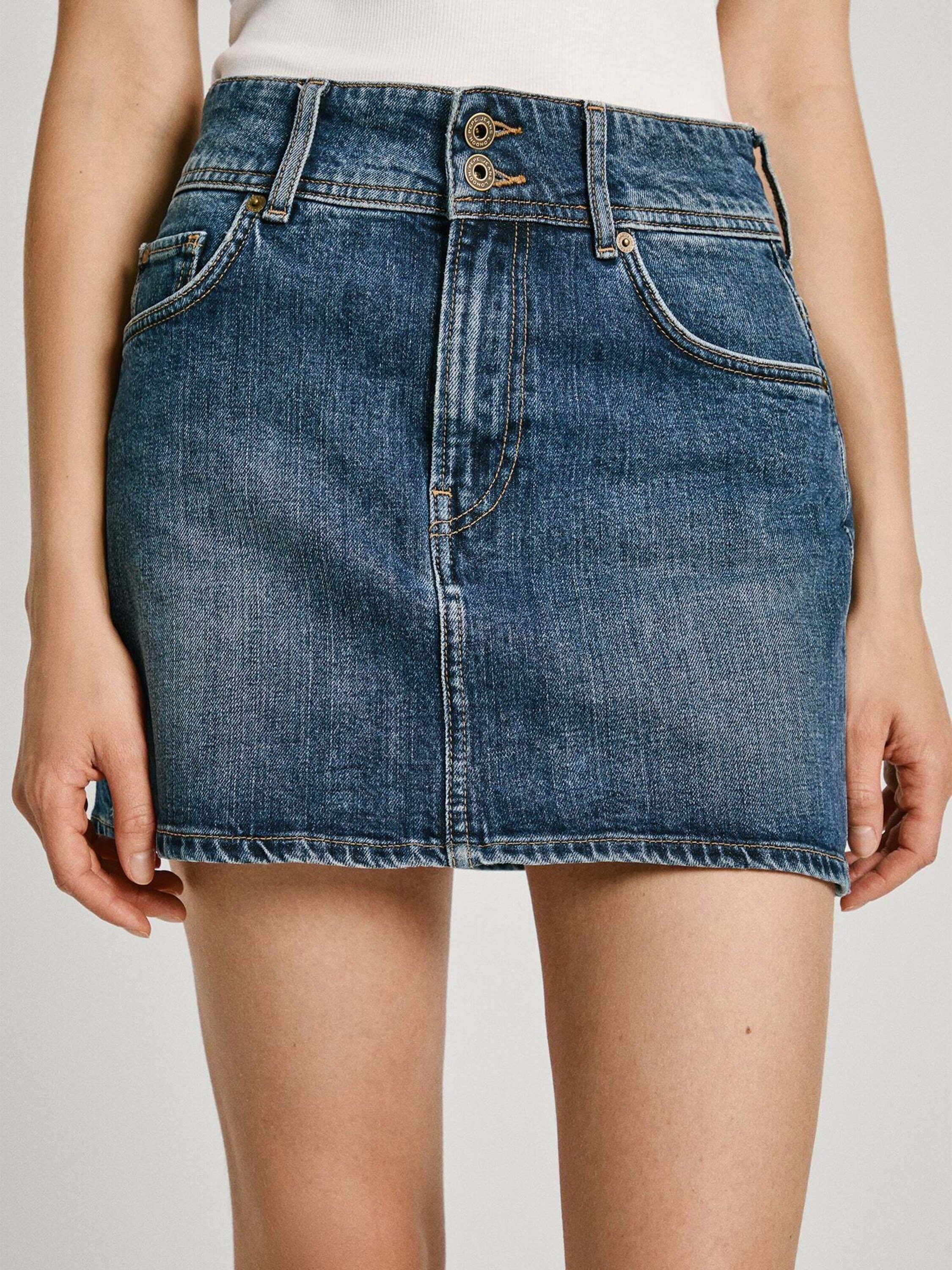 Pepe Jeans Jeansrock (1-tlg) Plain/ohne Details