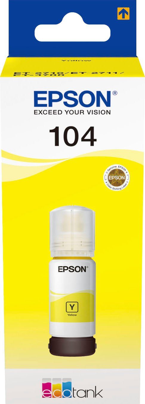 104 EcoTank Yellow Nachfülltinte