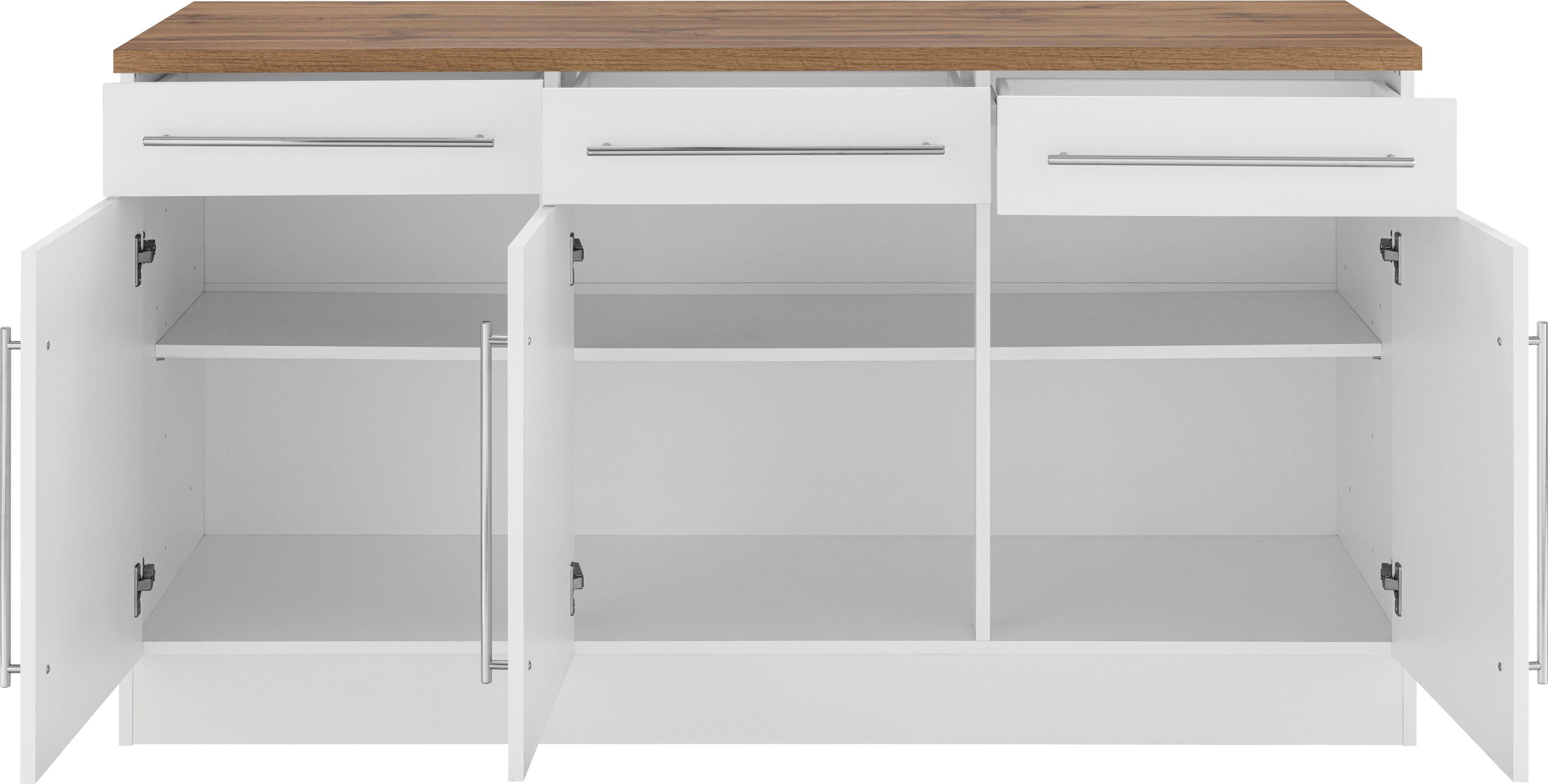 KOCHSTATION Unterschrank KS-Samos Breite 150 cm