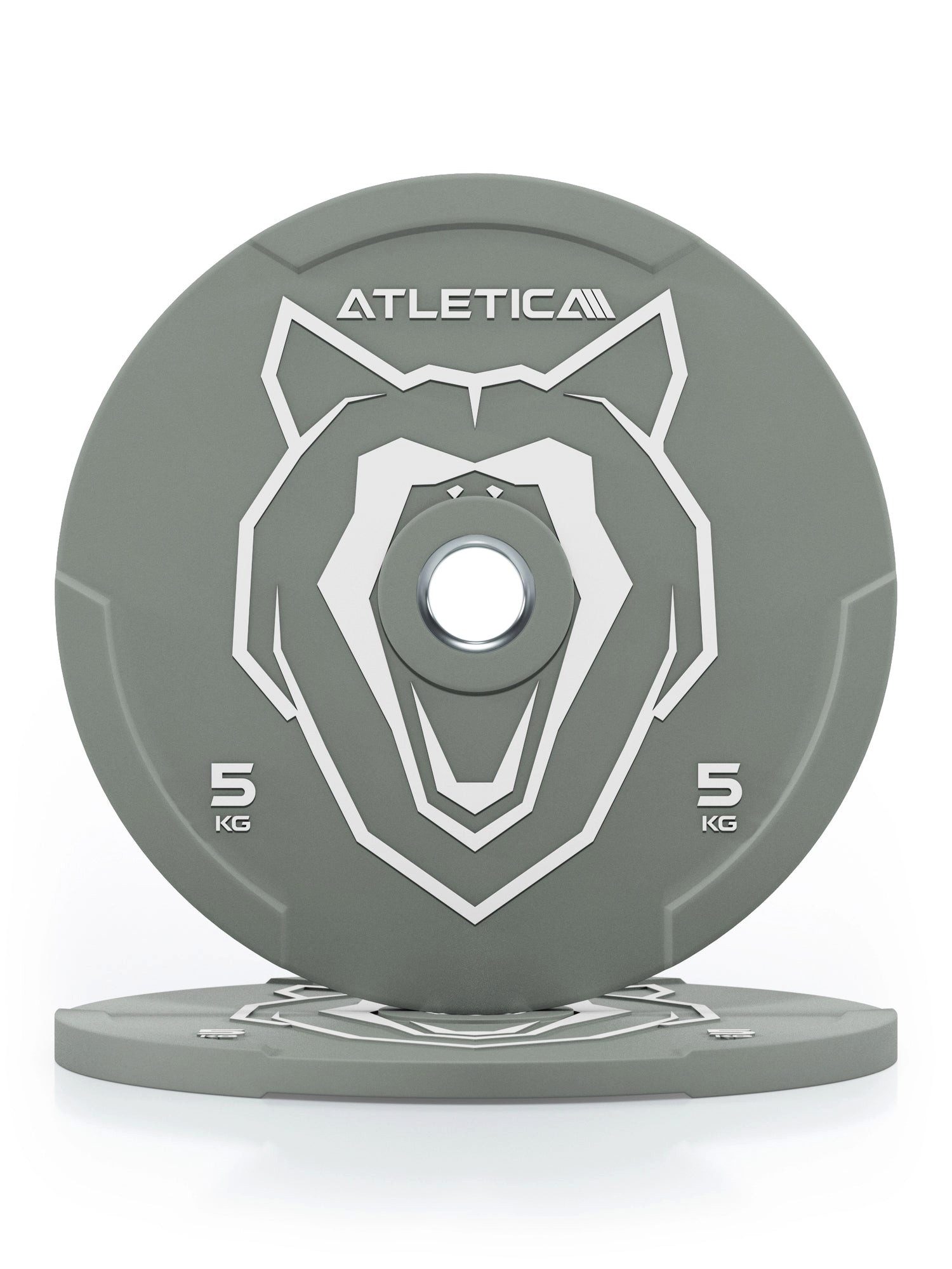 ATLETICA Hantelscheiben Animal Bumper Plates 5kg, Paar