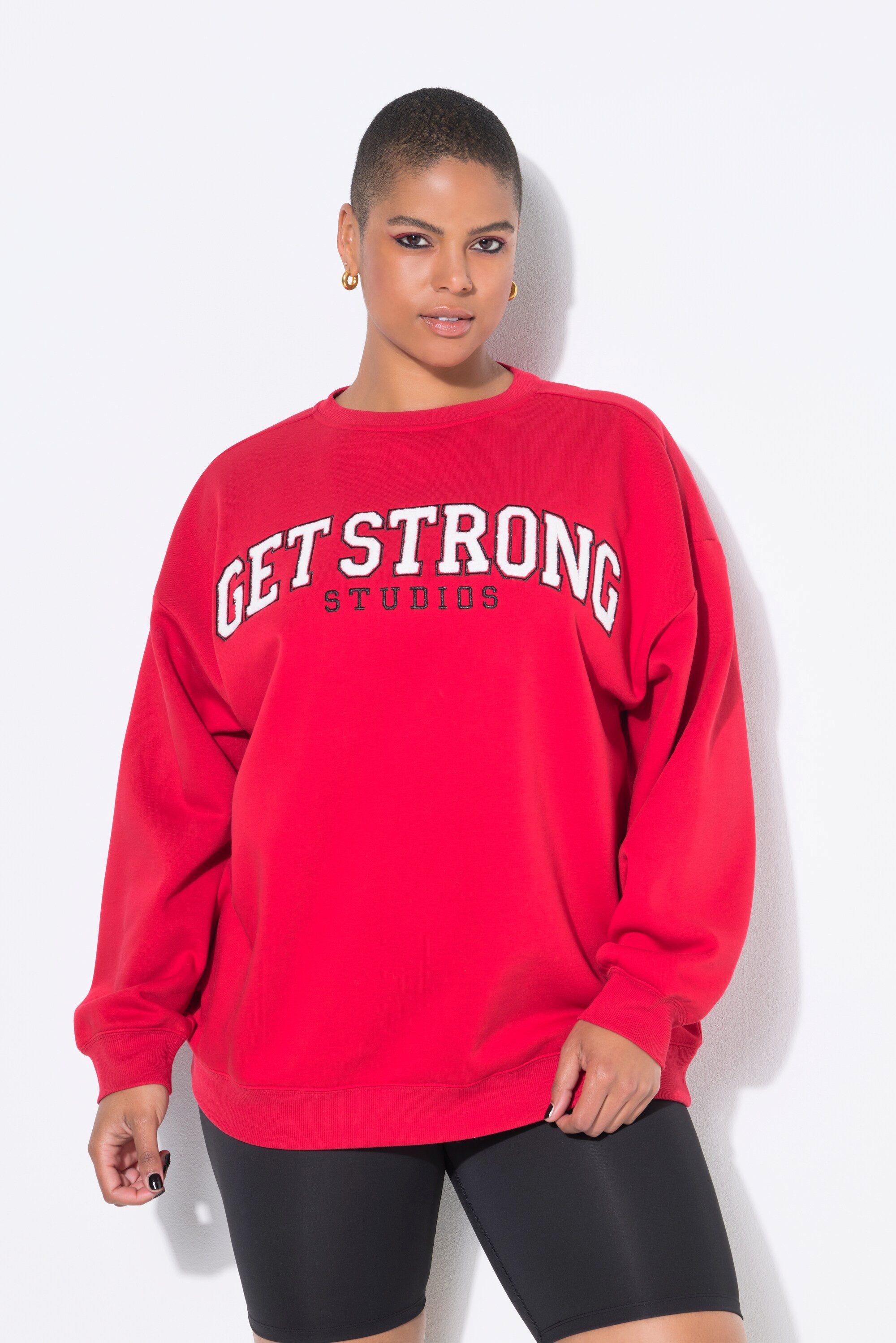 Studio Untold Sweatshirt Sweatshirt Oversize Shape Frottee Statement günstig online kaufen