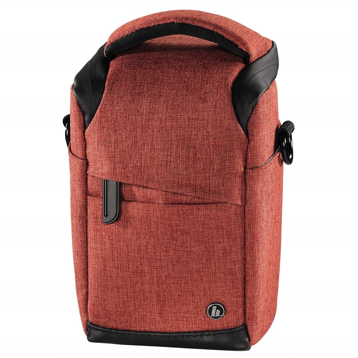 Hama Kameratasche Kamera-Tasche Rot Foto-Tasche Universal, Case Schultergurt Tragegriff Zubehör-Fächer Digitalkamera Systemkamera