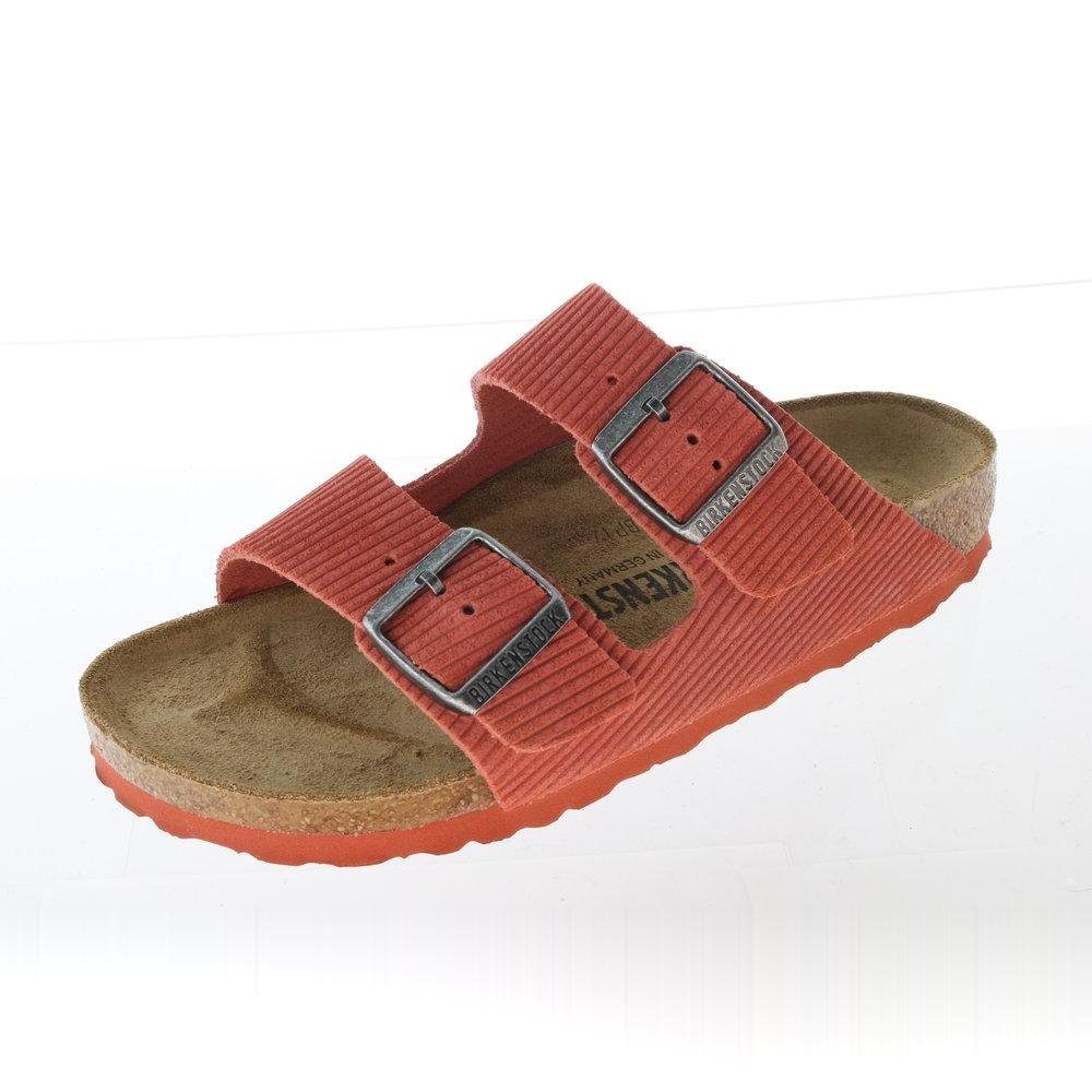 Birkenstock Pantolette Arizona VL Corduroy Sienna Red Pantolette