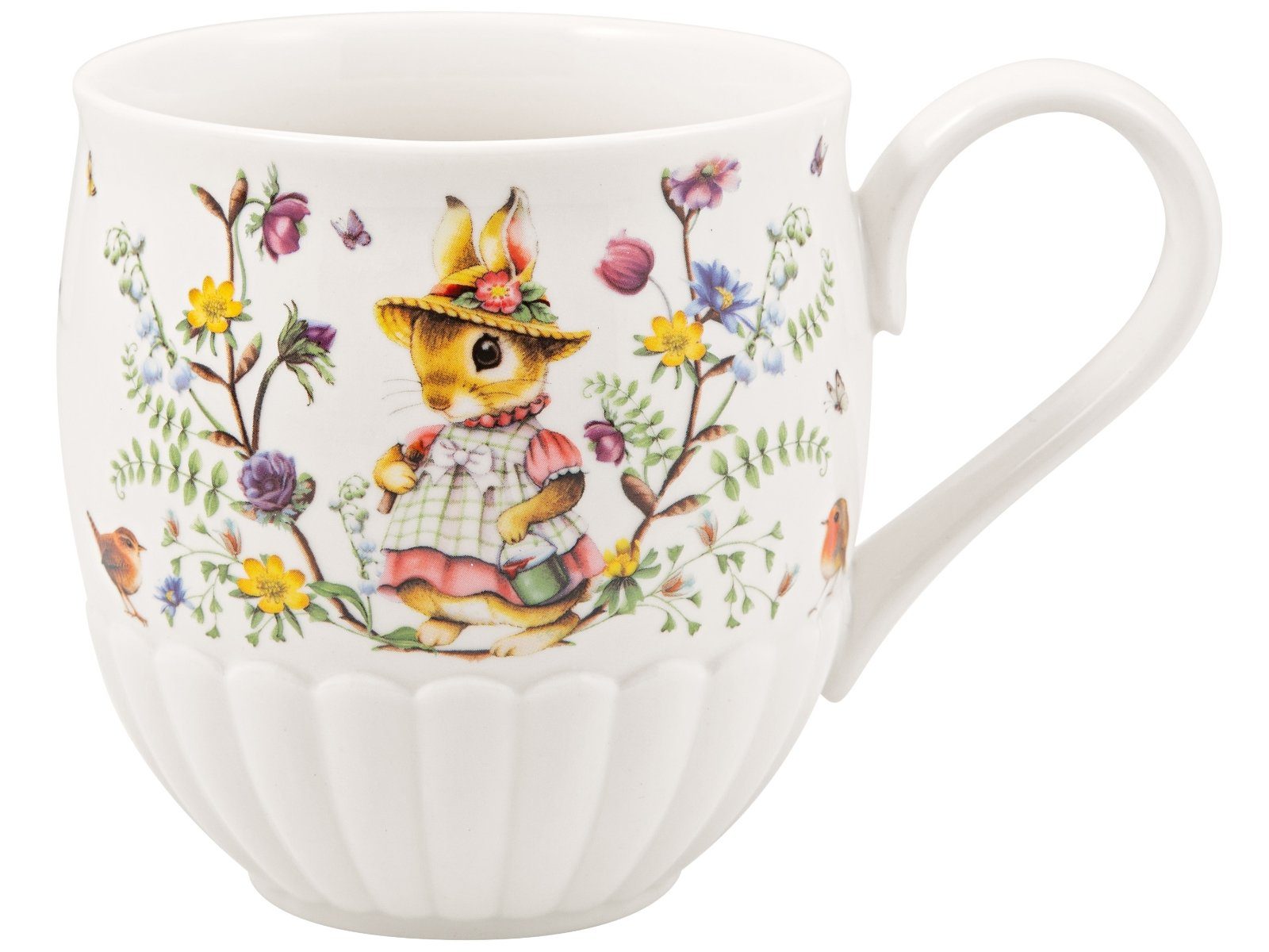 Villeroy & Boch Becher Fantasy Becher mit Henkel Familie 0,44 l, Porzellan