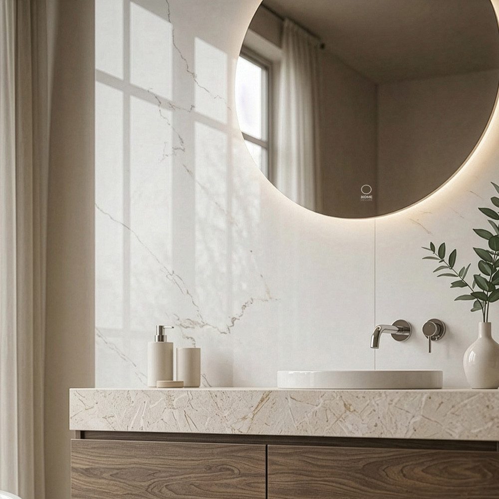 HOME DELUXE Wandpaneel EDA, BxL: 54x114 cm, (4-tlg) Feuchtraum geeignet, Wandpaneele in Marmor, Naturstein und Betonoptik