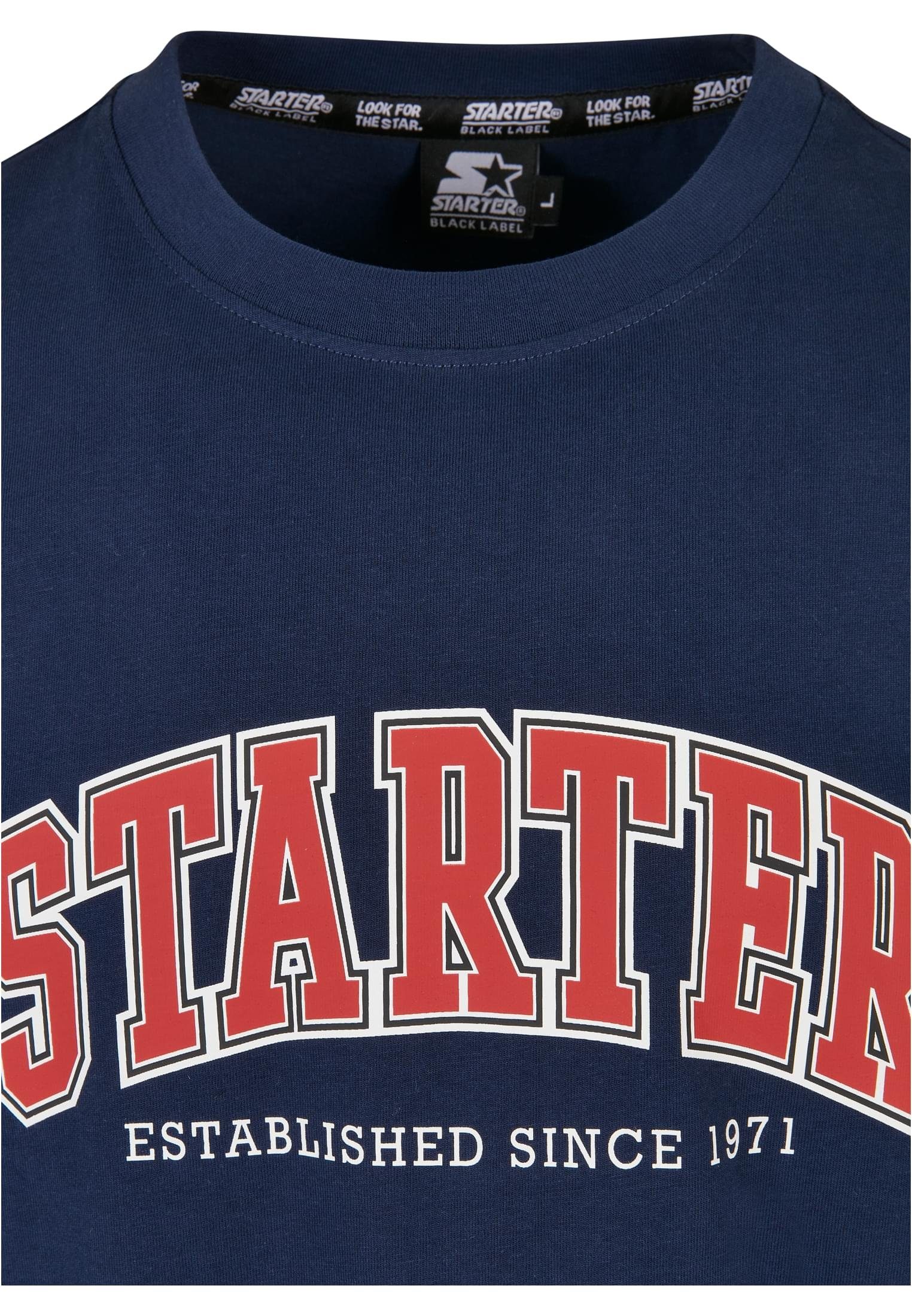 College darkblue Starter Black T-Shirt (1-tlg) Herren Label Tee Starter