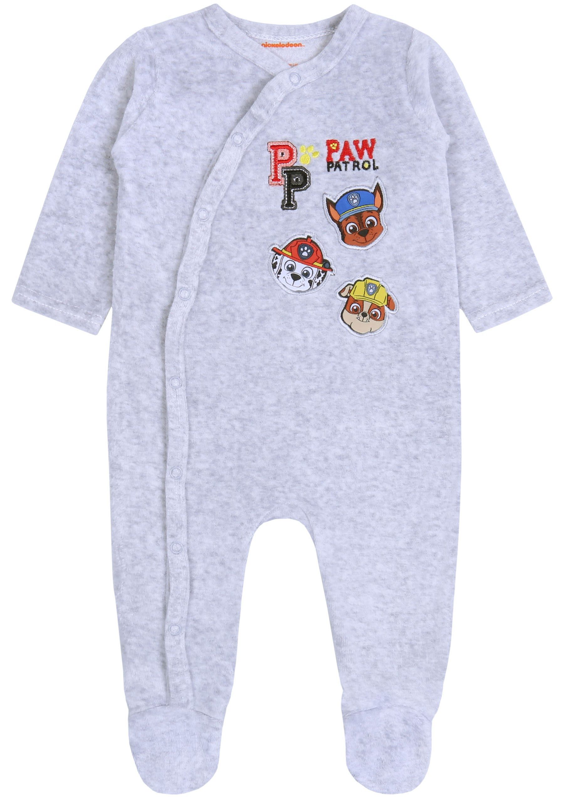 Sarcia.eu Body Grauer Strampleranzug mit Motiv von Paw Patrol 0-1 Monate