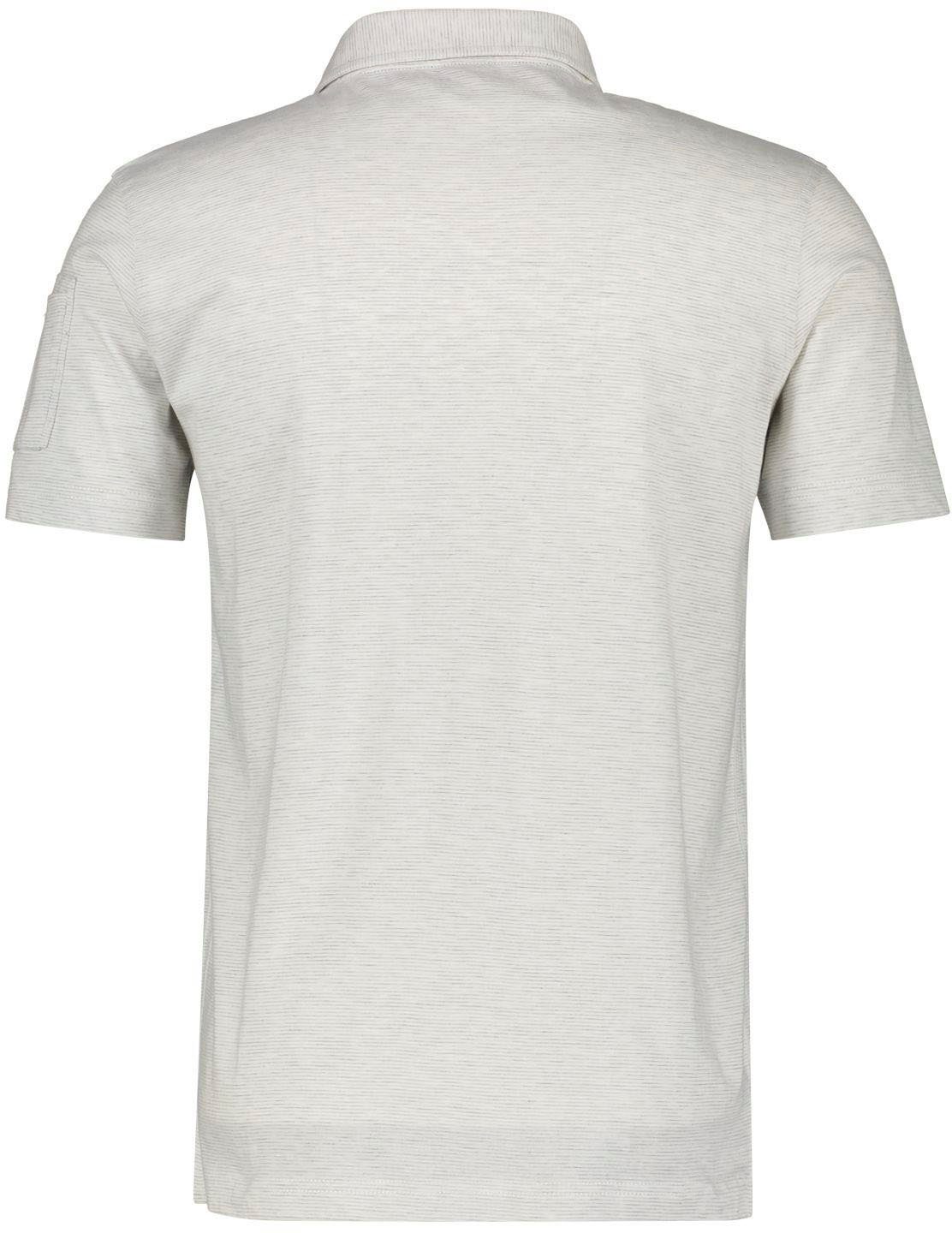 einer Ärmeltasche white LERROS T-Shirt mit