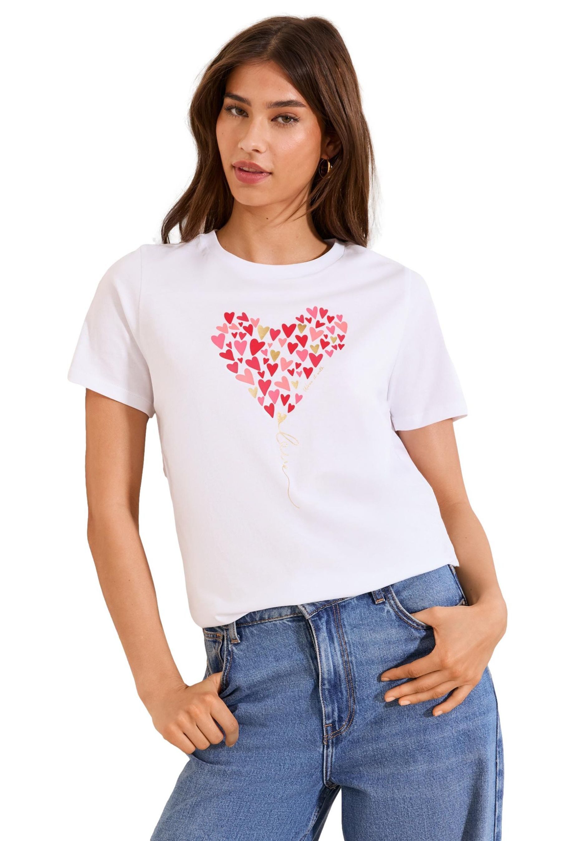 T-Shirt Lipsy Boyfriend-T-Shirt, Wear it with Love