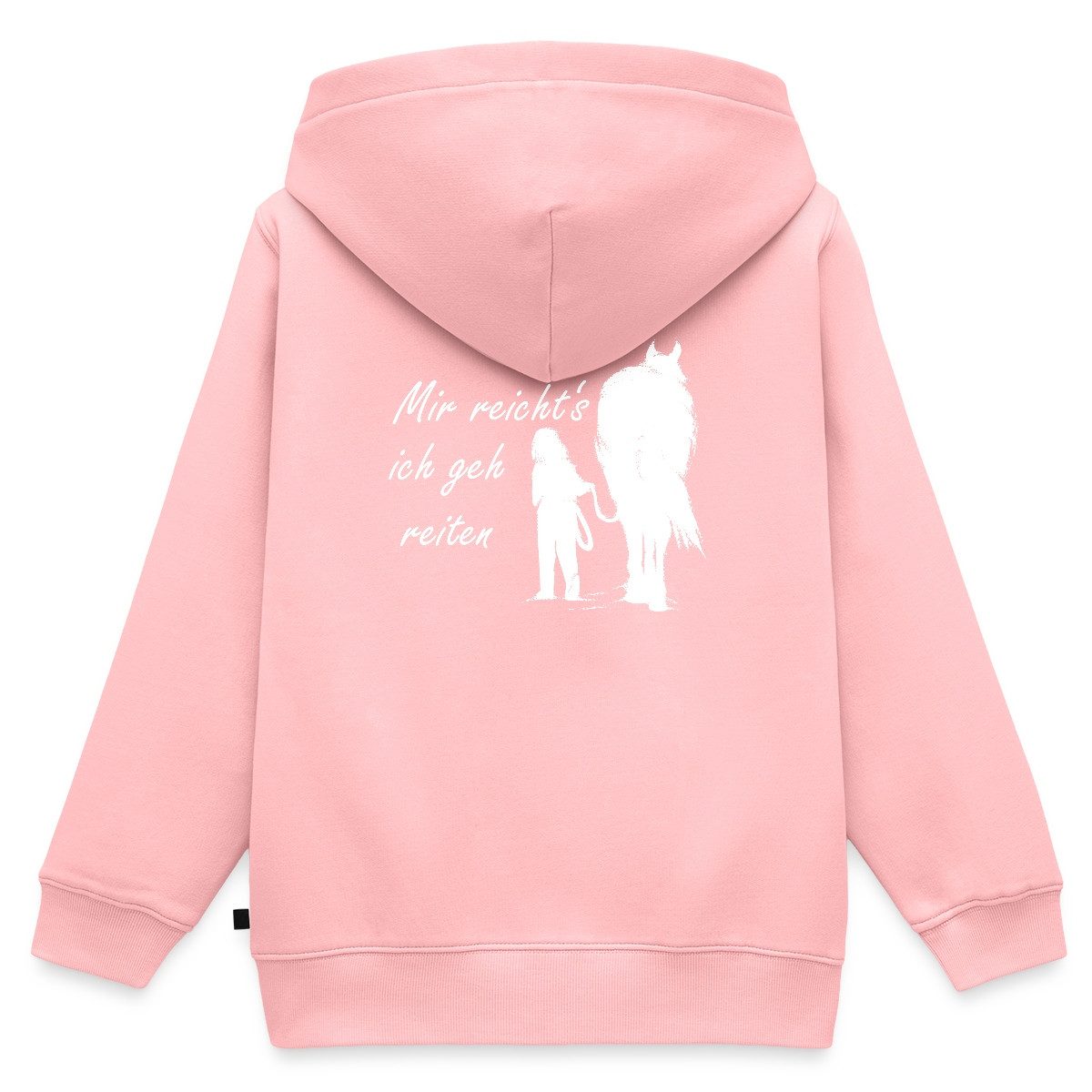 Spreadshirt Sweatjacke Mir Reichts Ich Geh Reiten Lustiger Pferde Spruch Kinder Premium Organ (1-tlg)