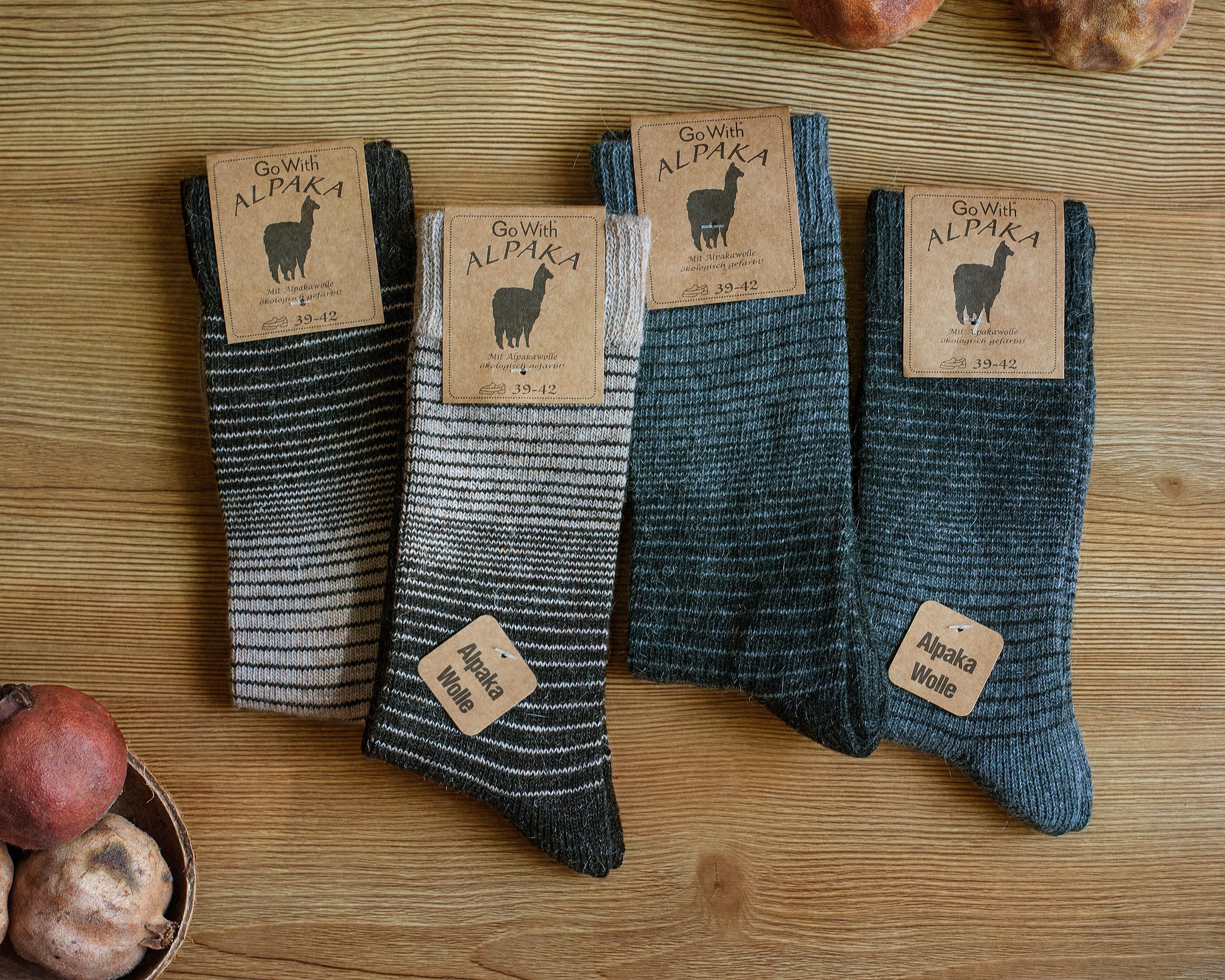GoWith Thermosocken Alpaka Socken Wollsocken Outdoor günstig online kaufen