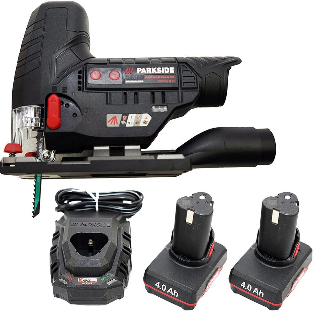 PARKSIDE PERFORMANCE® Akku-Stichsäge 12V Akku Stichsäge PPSTKA 12 im Transportkoffer