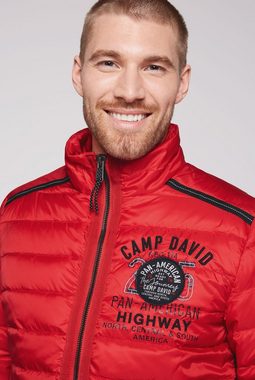 CAMP DAVID Outdoorjacke mit elastischem Saumabschluss