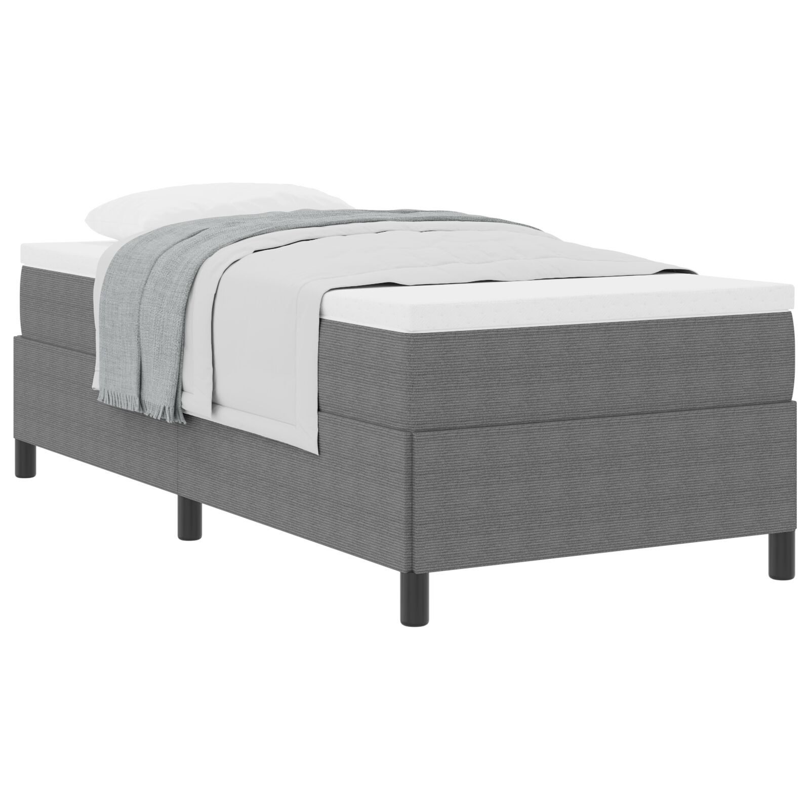vidaXL Bett Bettgestell Hellgrau 80x200 cm günstig online kaufen