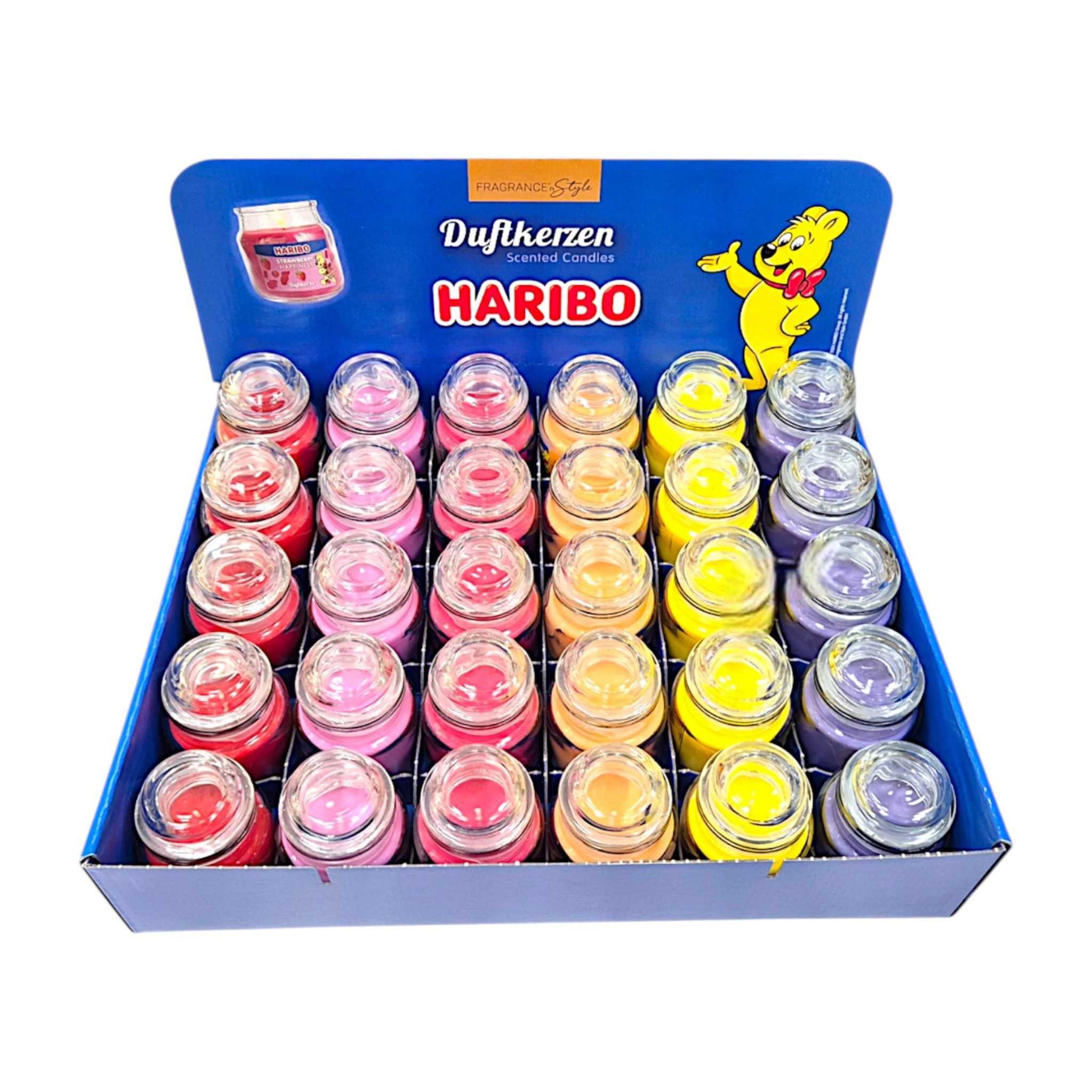 HARIBO Duftkerze Haribo All Year Duftkerze 30 x 85g Island Thekendisplay 6 sorten