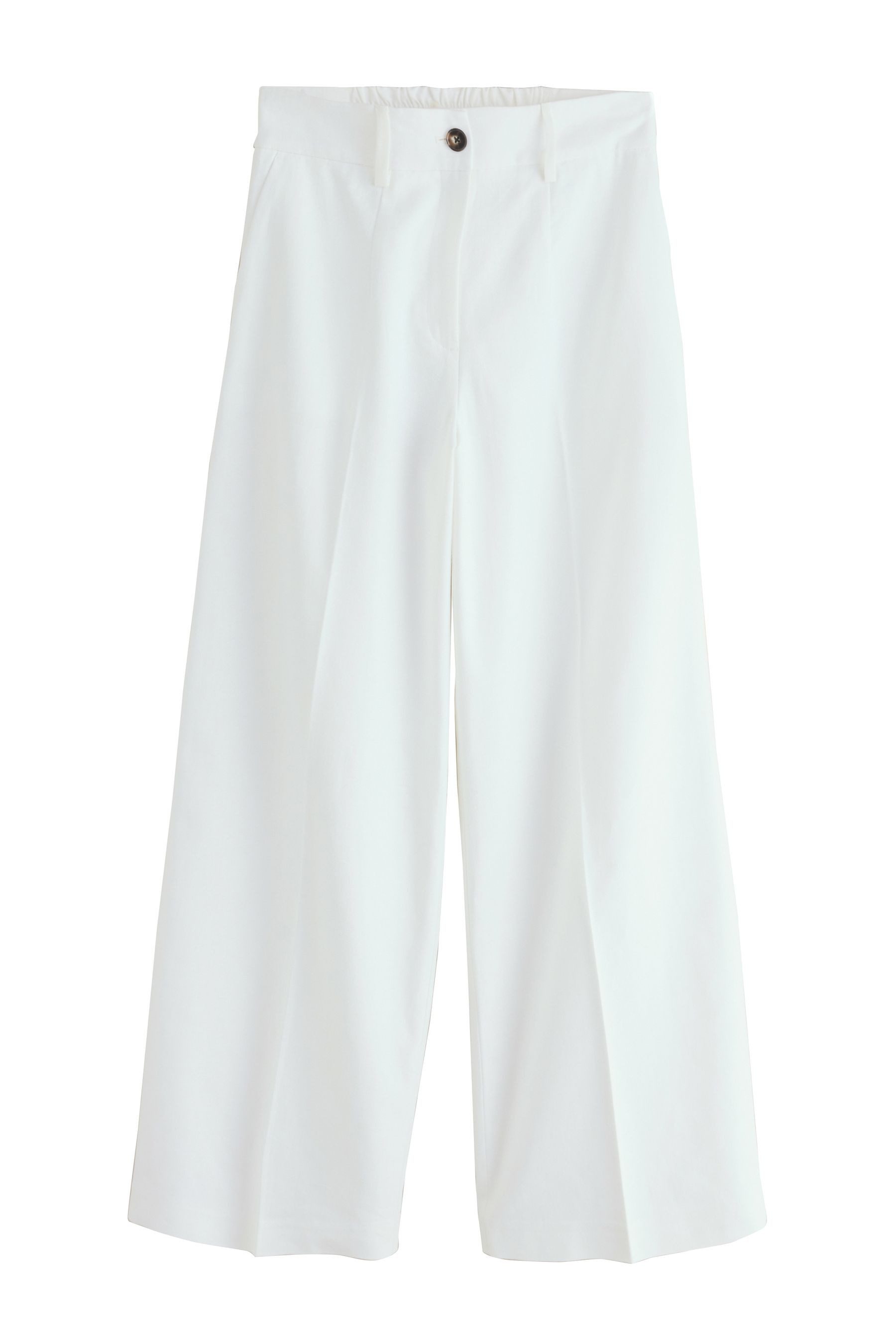 Next Palazzohose Tailored Fit Hose mit weitem Bein, Kurzgröße (1-tlg) günstig online kaufen