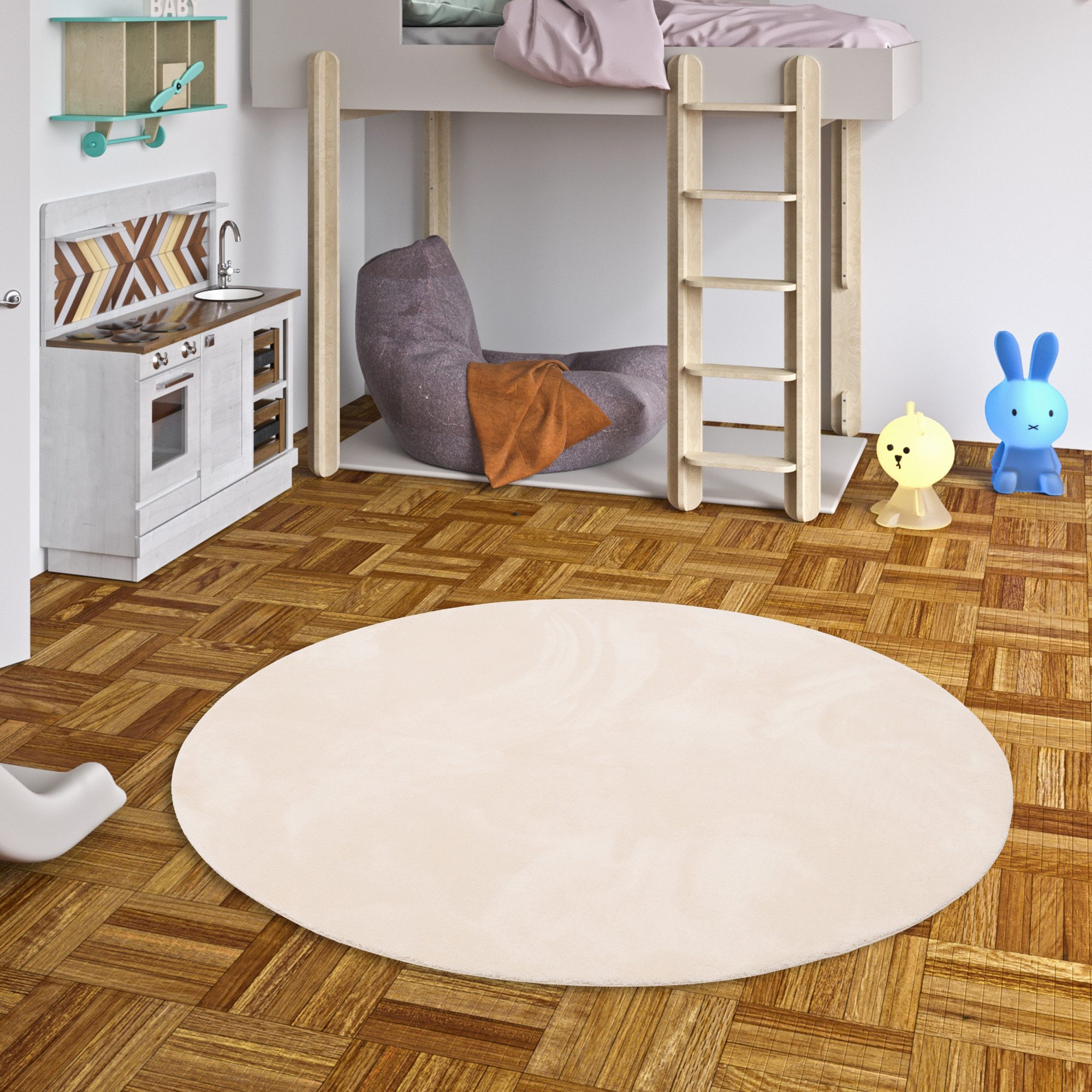 Pergamon Kinderteppich Kinder Super Soft Fellteppich günstig online kaufen