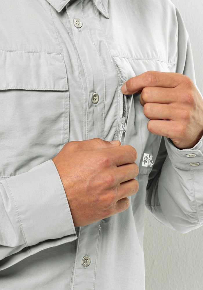 Jack Wolfskin Langarmhemd BARRIER L/S SHIRT M