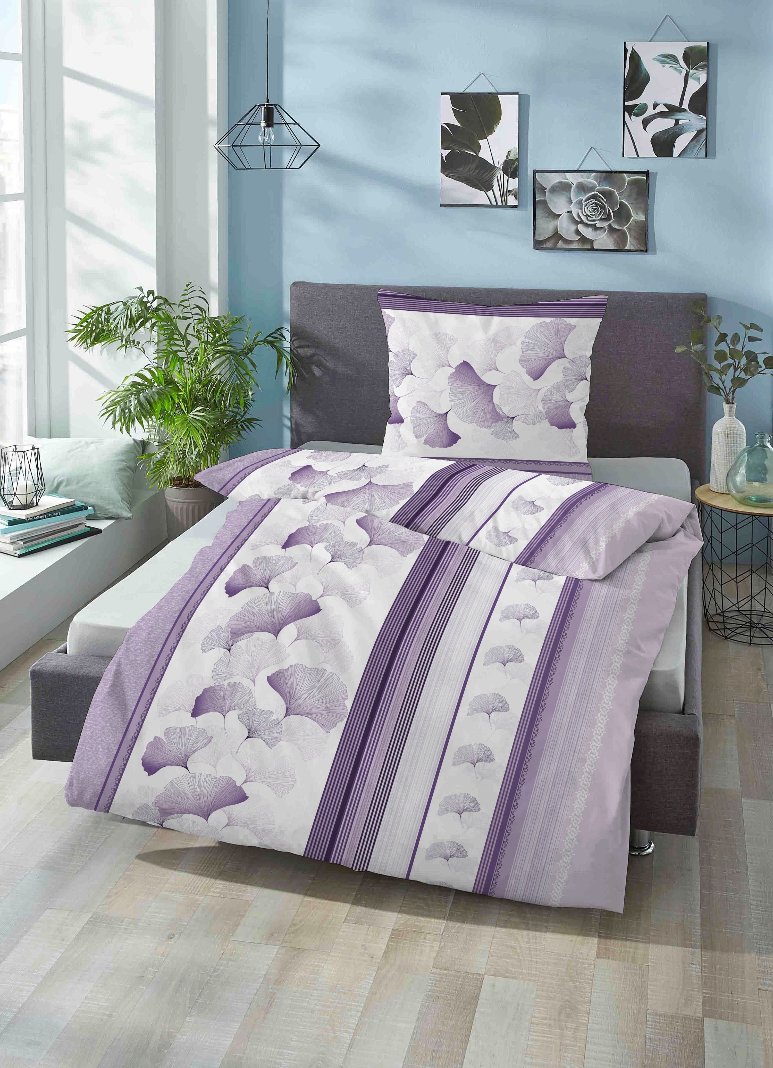 Biberna Bettwäsche Konstantin, Mako-Satin, 2 teilig, günstig online kaufen