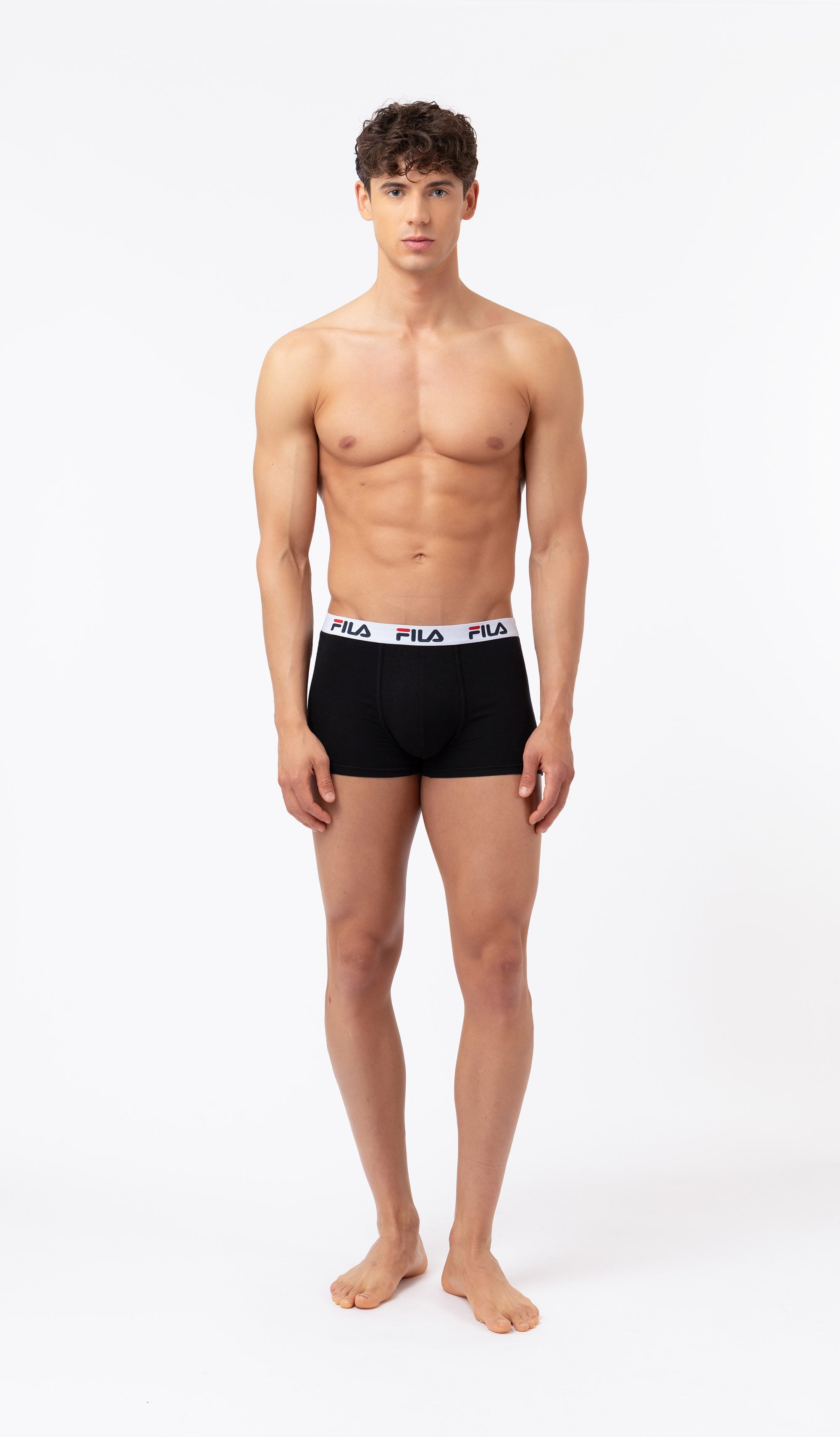 Fila Boxershorts (10-St) 10er-Pack mit elastischem Logo-Bund