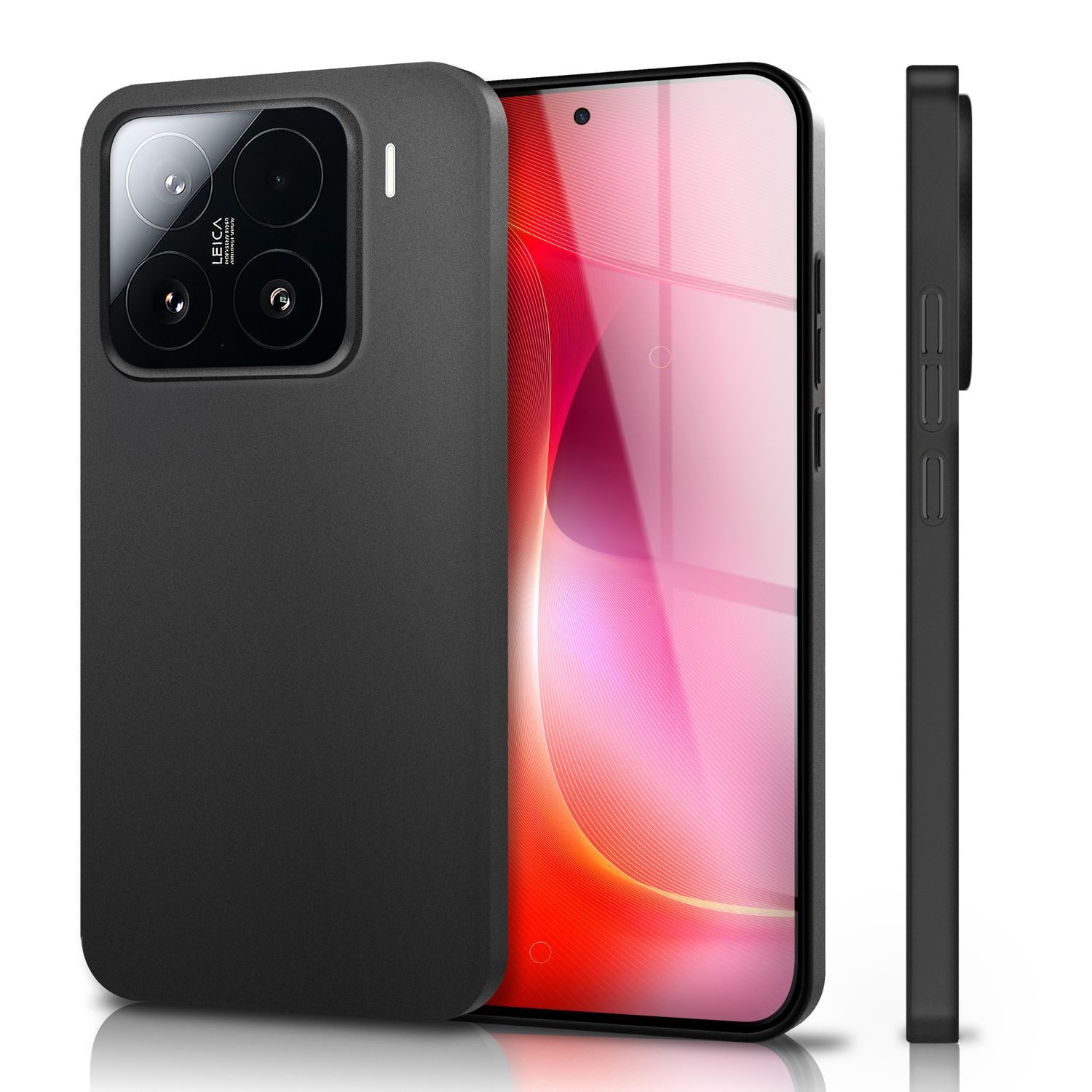 Nalia Smartphone-Hülle Xiaomi 15 16,2 cm (6,36 Zoll), Extrem Dünn 0,3mm / Mattiert / Anti-Schlieren / Rutschfest / Wireless