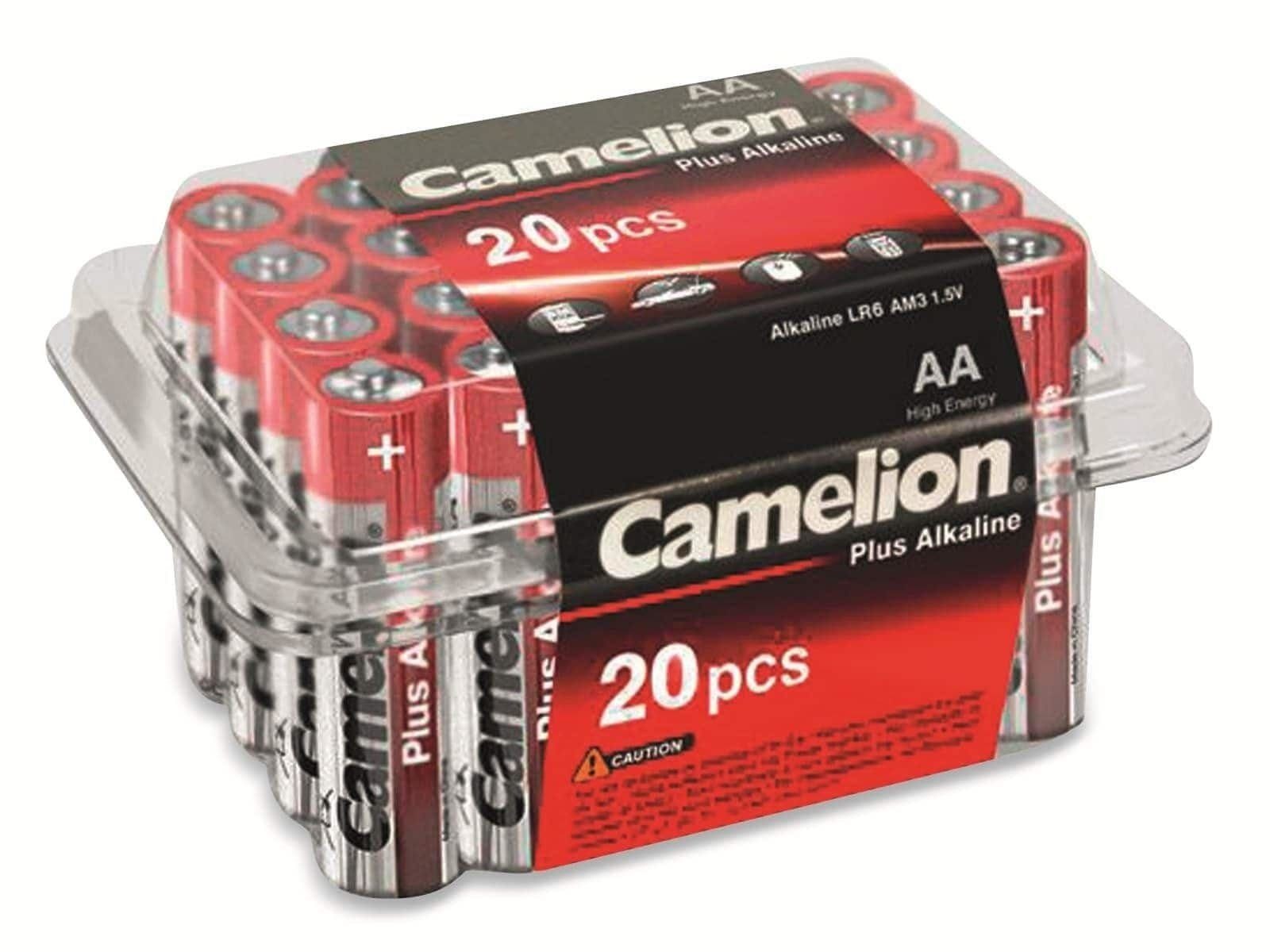 CAMELION LR6, Batterie Plus-Alkaline, 20 Camelion Mignon-Batterie,