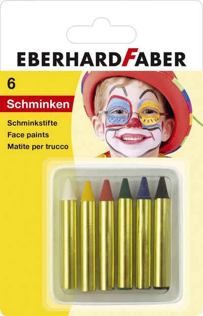 Eberhard Faber Whiteboard Marker Schminkstifte-Set - kurz, 6 Farben sortiert