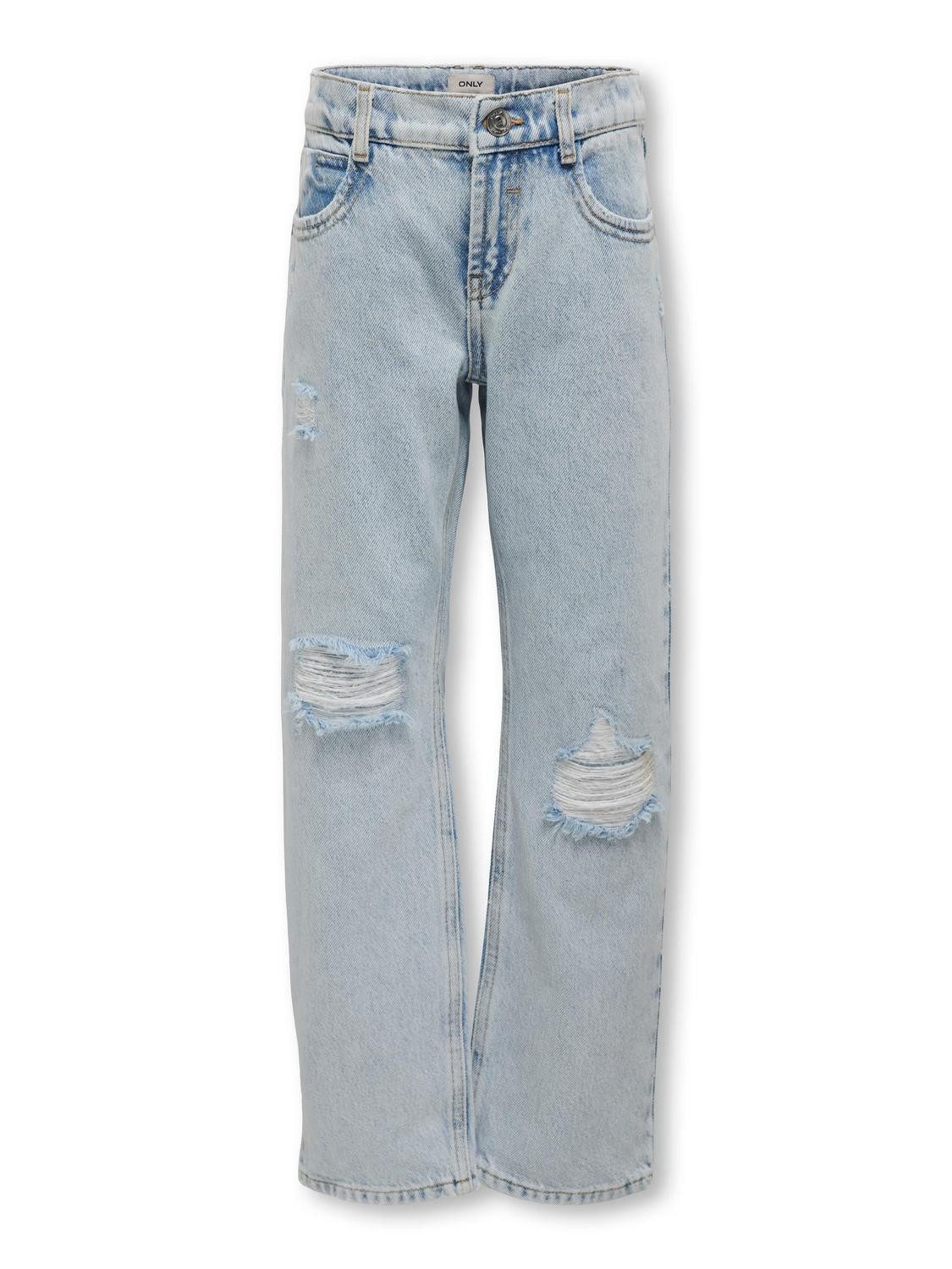KIDS ONLY Regular-fit-Jeans KOGDAD STRAIGHT DEST DNM CRO963