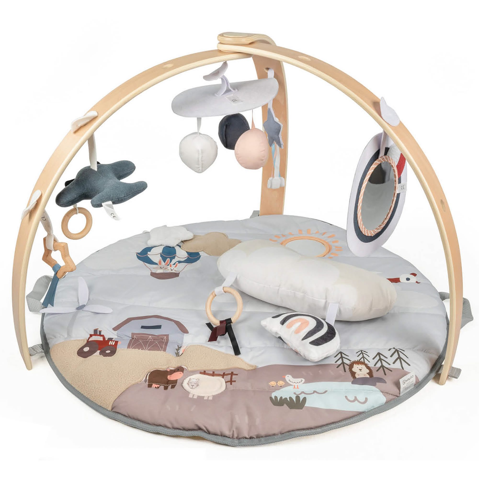 BabyGo Spielbogen Krabbeldecke Bianca Activity Center 3D-Activity-Spielmatt günstig online kaufen