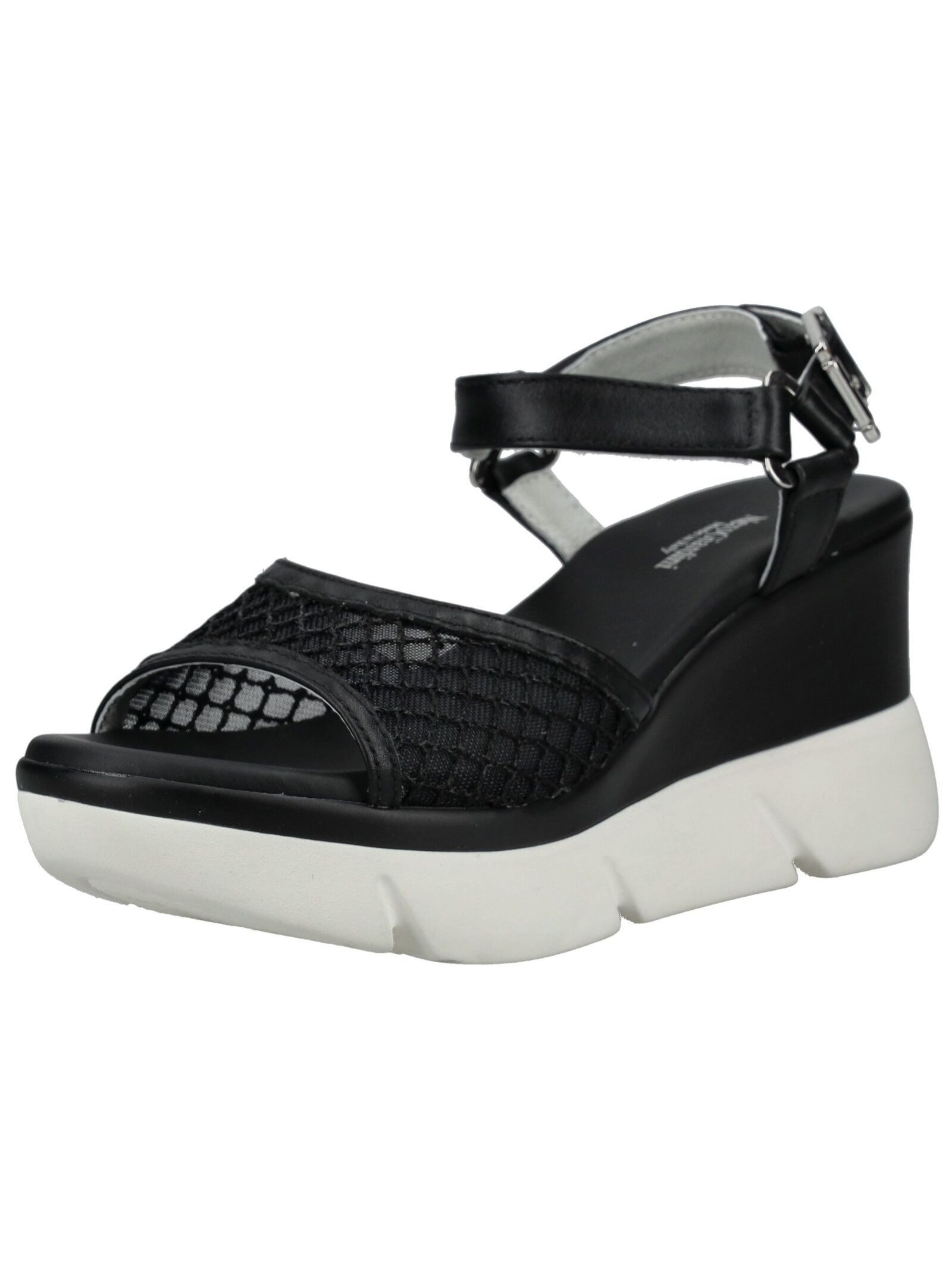 Nero Giardini Nero Giardini Sandalen Leder/Textil Keilsandalette
