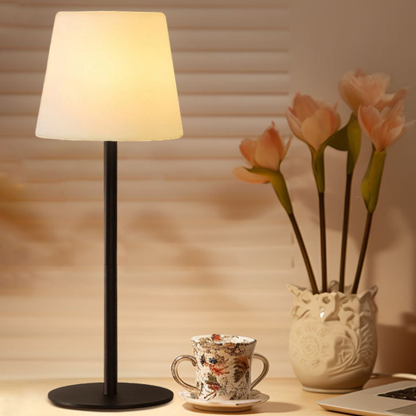 REDOM Schreibtischlampe Kabellose LED-Tischlampe Nachttischlampe, mit günstig online kaufen