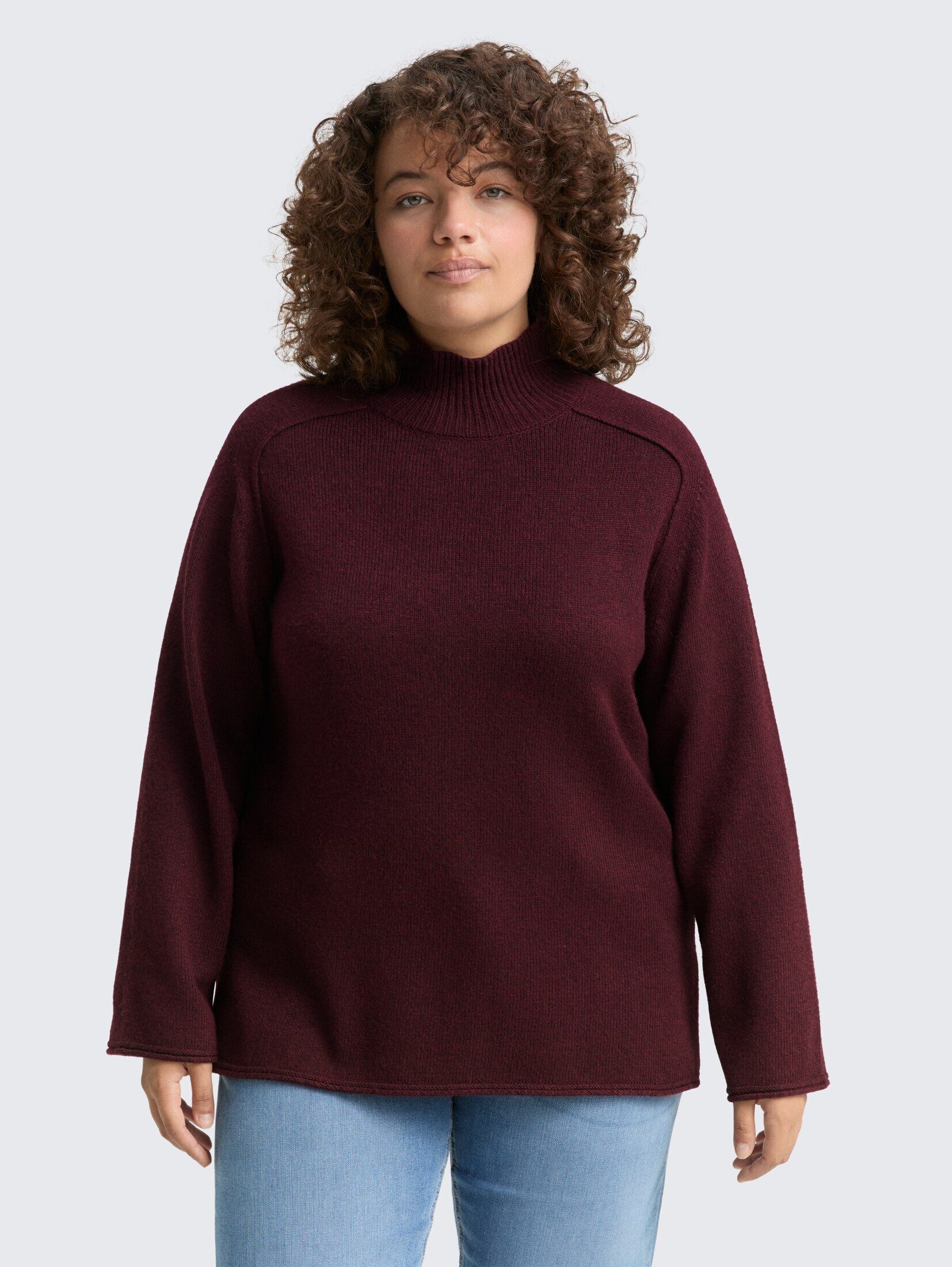 TOM TAILOR PLUS Strickpullover Pullover & Strickjacken Plus Size - Loose Fi günstig online kaufen