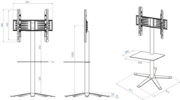 VCM Design Premium TV Standfuß Rack Fernseh Xila TV-Ständer, (1-tlg)