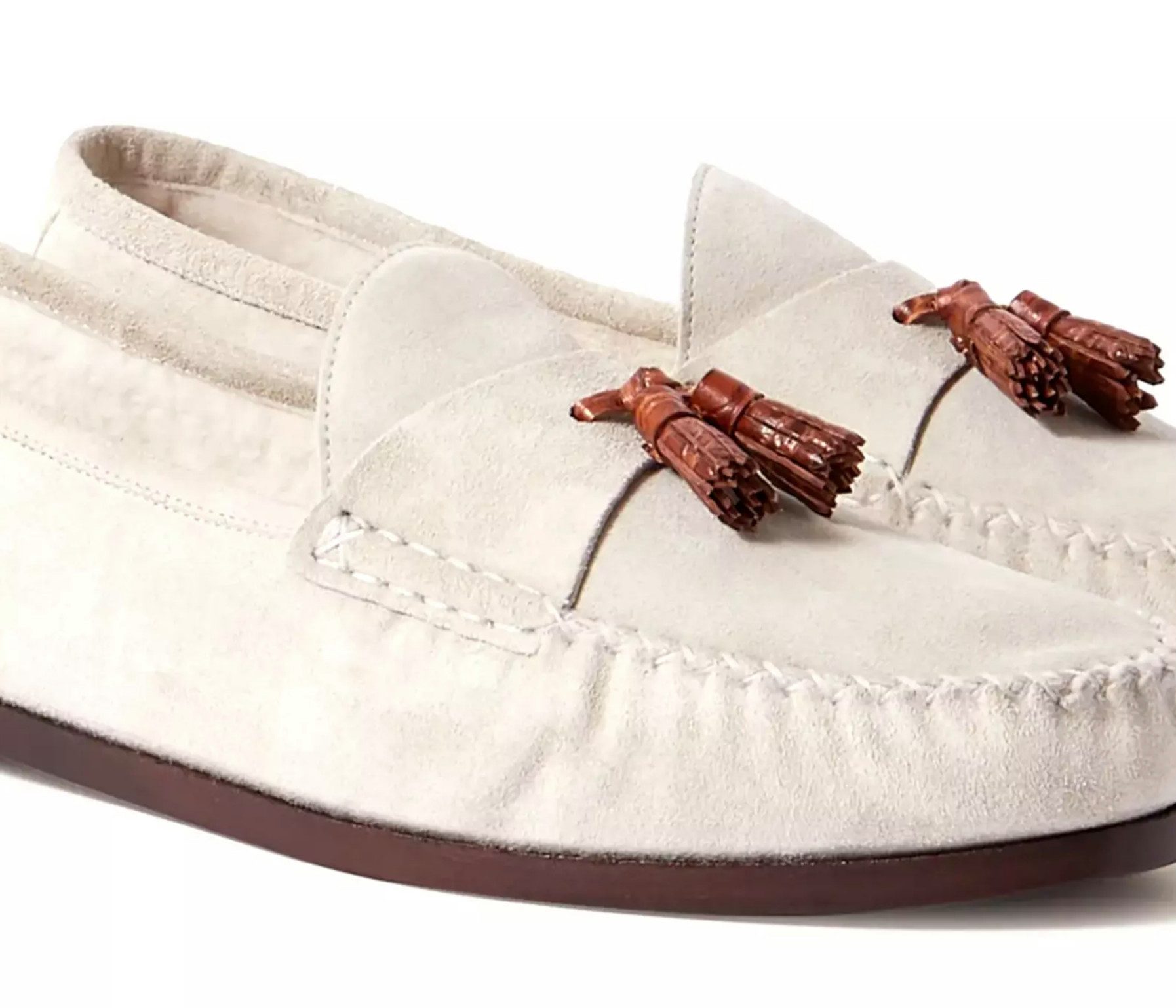 Tom Ford Berwick Schuhe Lammfell Tasselled Suede Mokassins Loafer Aus geschmeidigem Kalbsleder in edlem Wildleder-Finish