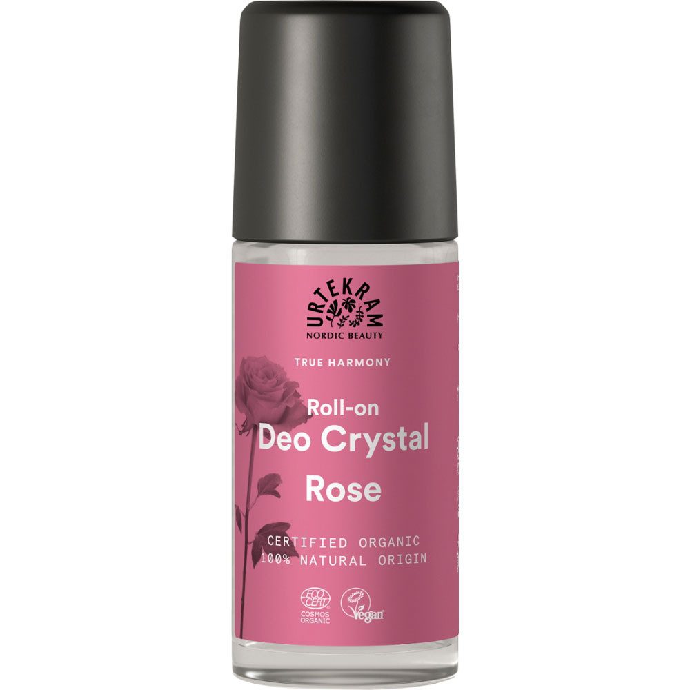 Urtekram Deo-Roller Rose, 50 ml