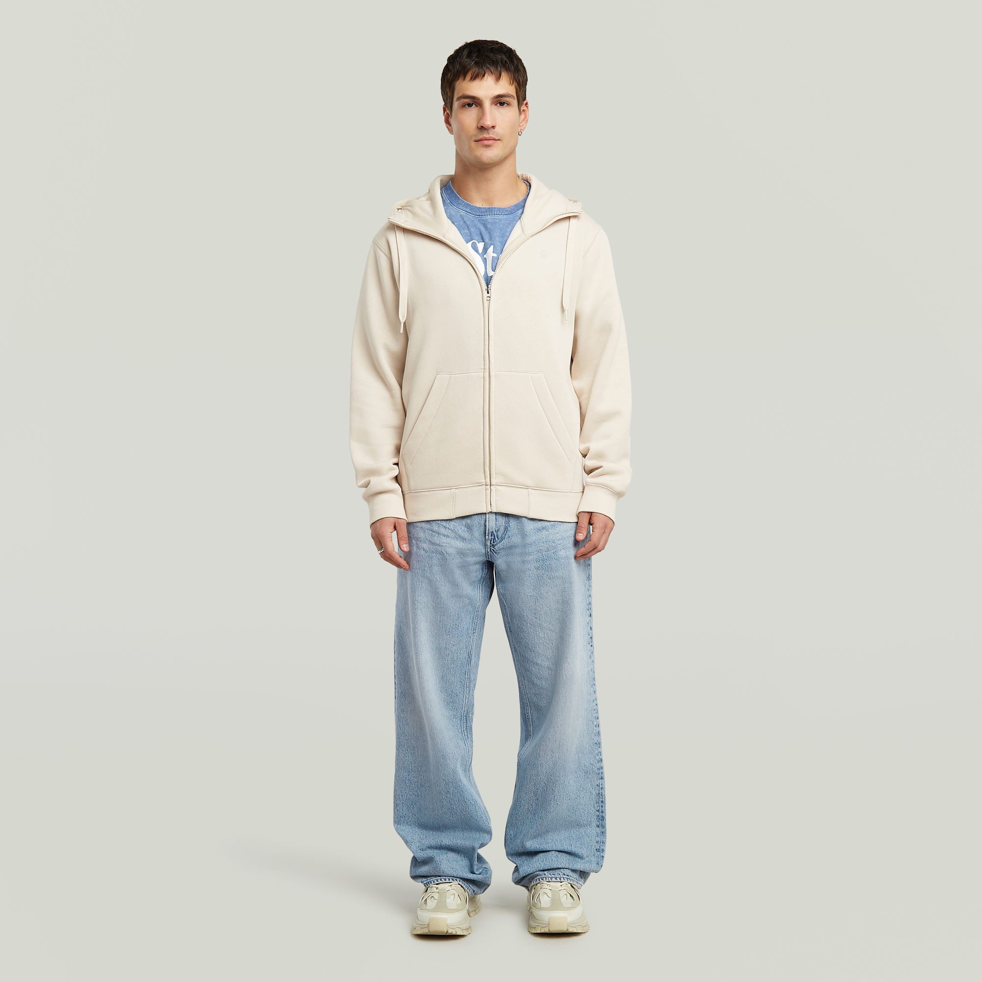 G-STAR Kapuzensweatjacke Premium Basic Hooded Zip Sweater