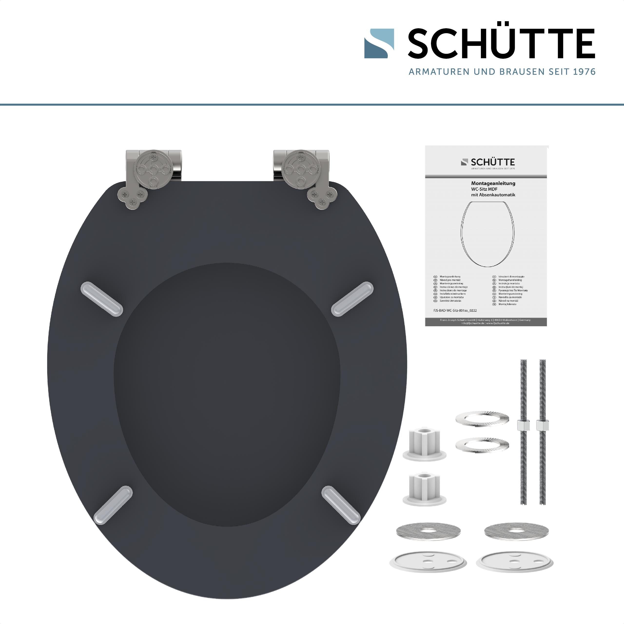 Schütte WC-Sitz SPIRIT, mit Absenkautomatik und MDF-Holzkern günstig online kaufen
