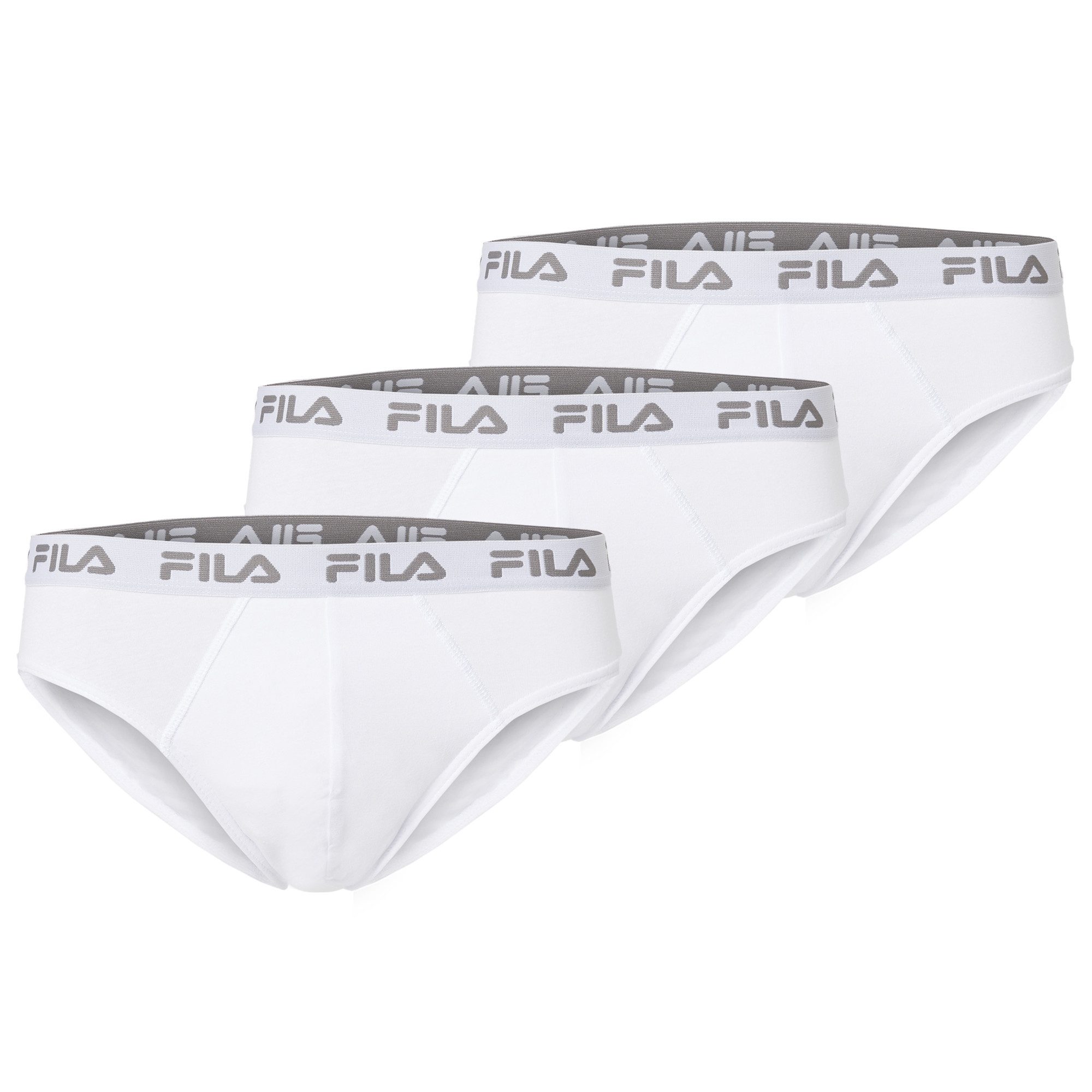 Fila Slip MAN BRIEF (3er Pack) elastischer Logobund